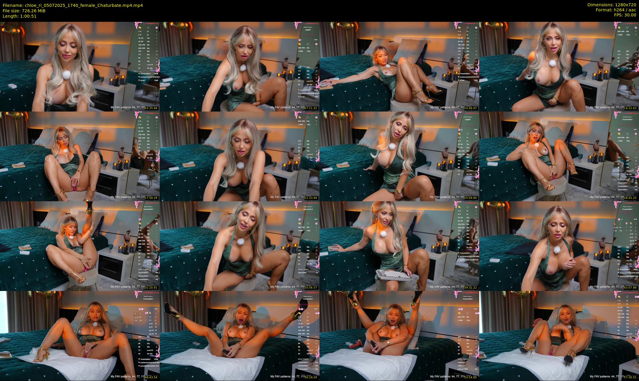 chloe_ri — 61 minute Chaturbate female cam show recording, 720p, Jul 5, 2025