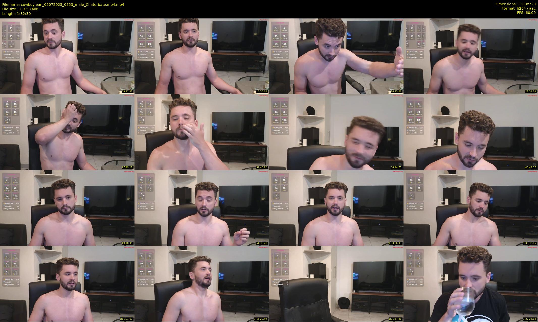 cowboylean — 93 minute Chaturbate male cam show recording, 720p, Jul 5, 2025