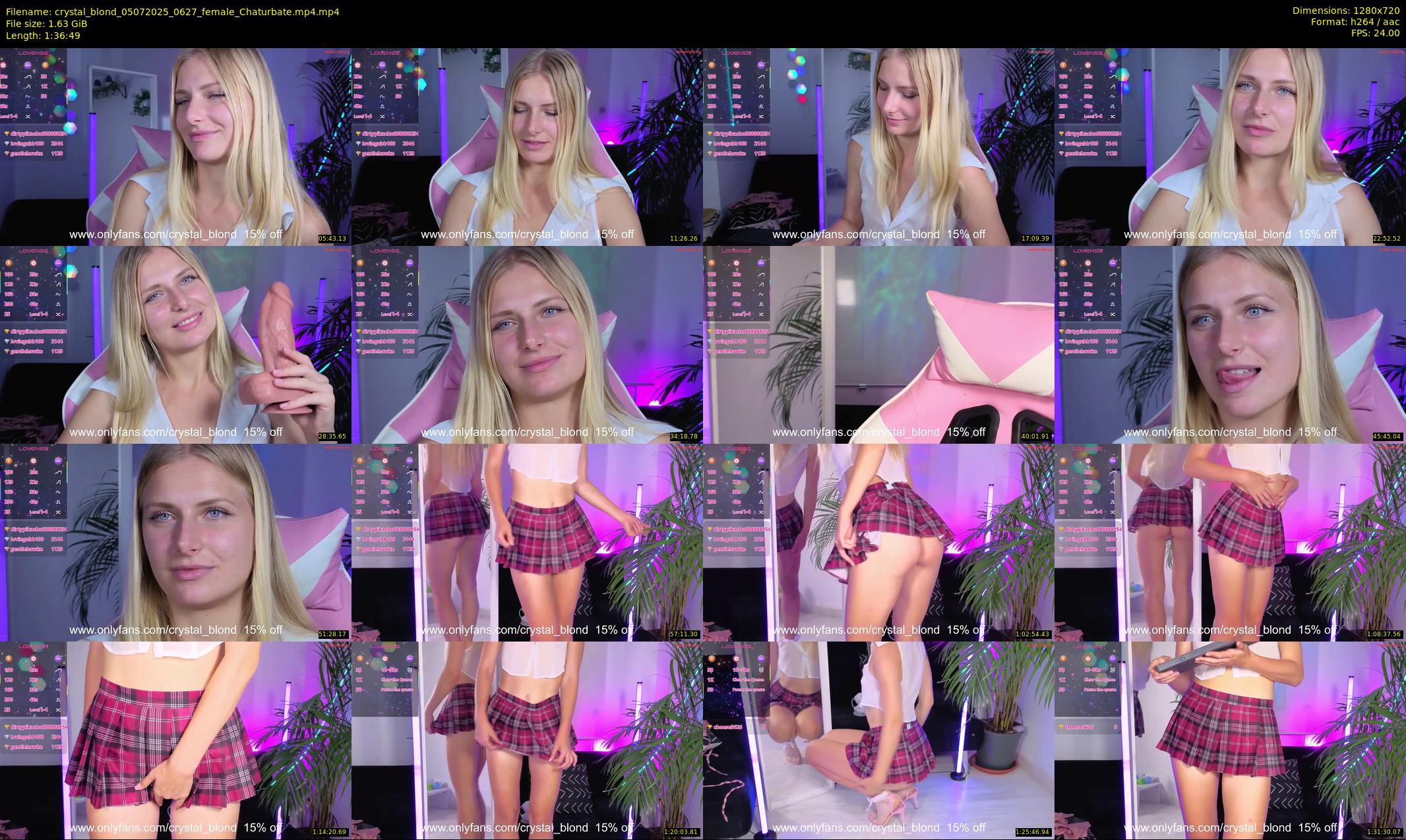 crystal_blond — 97 minute Chaturbate female cam show recording, 720p, Jul 5, 2025