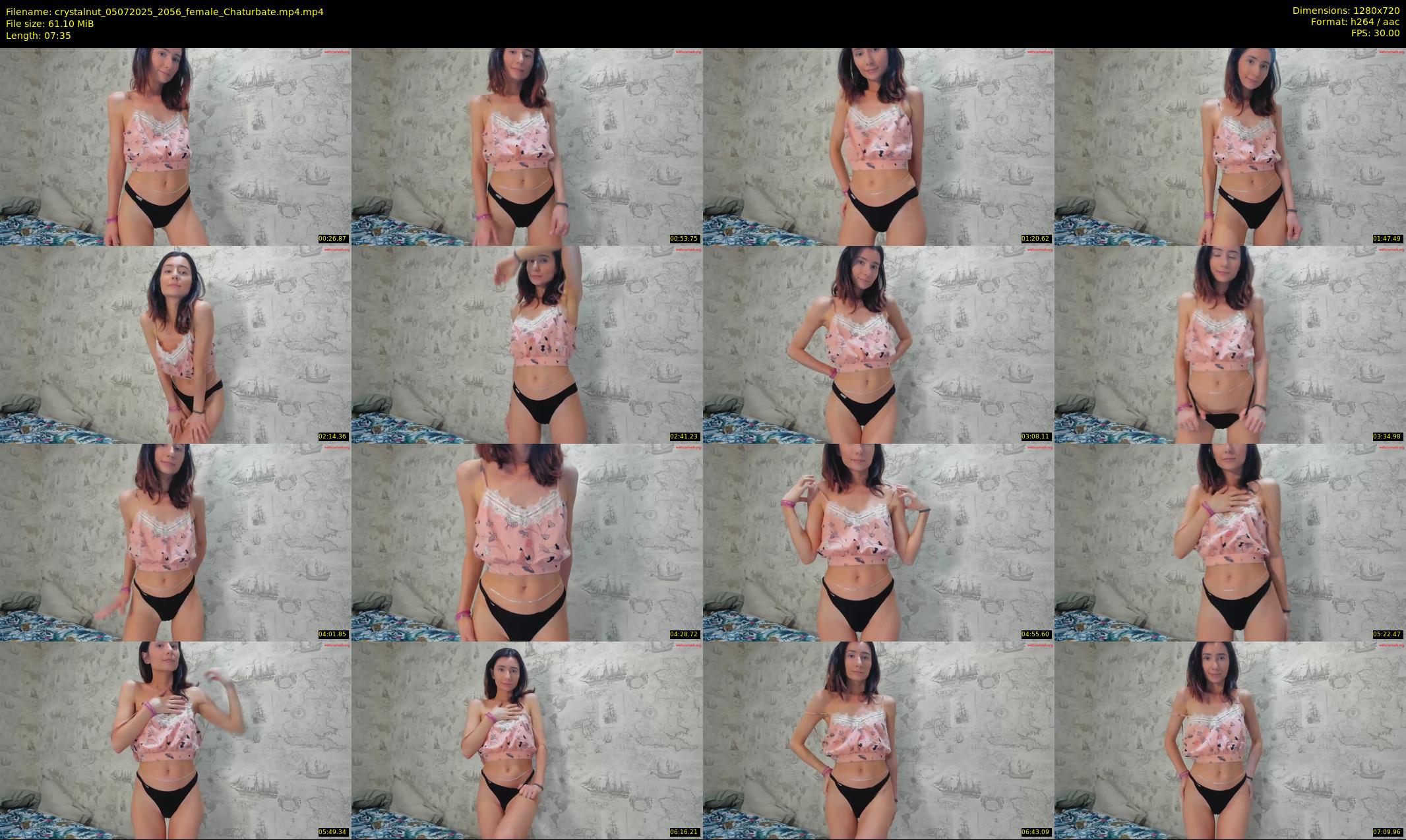 crystalnut — 8 minute Chaturbate female cam show recording, 720p, Jul 5, 2025