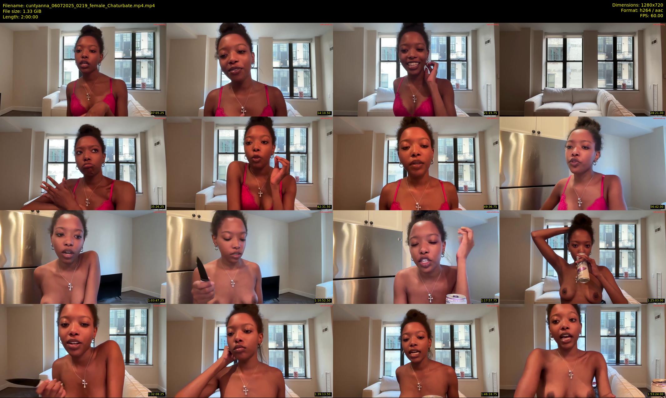 cuntyanna — 120 minute Chaturbate female cam show recording, 720p, Jul 6, 2025