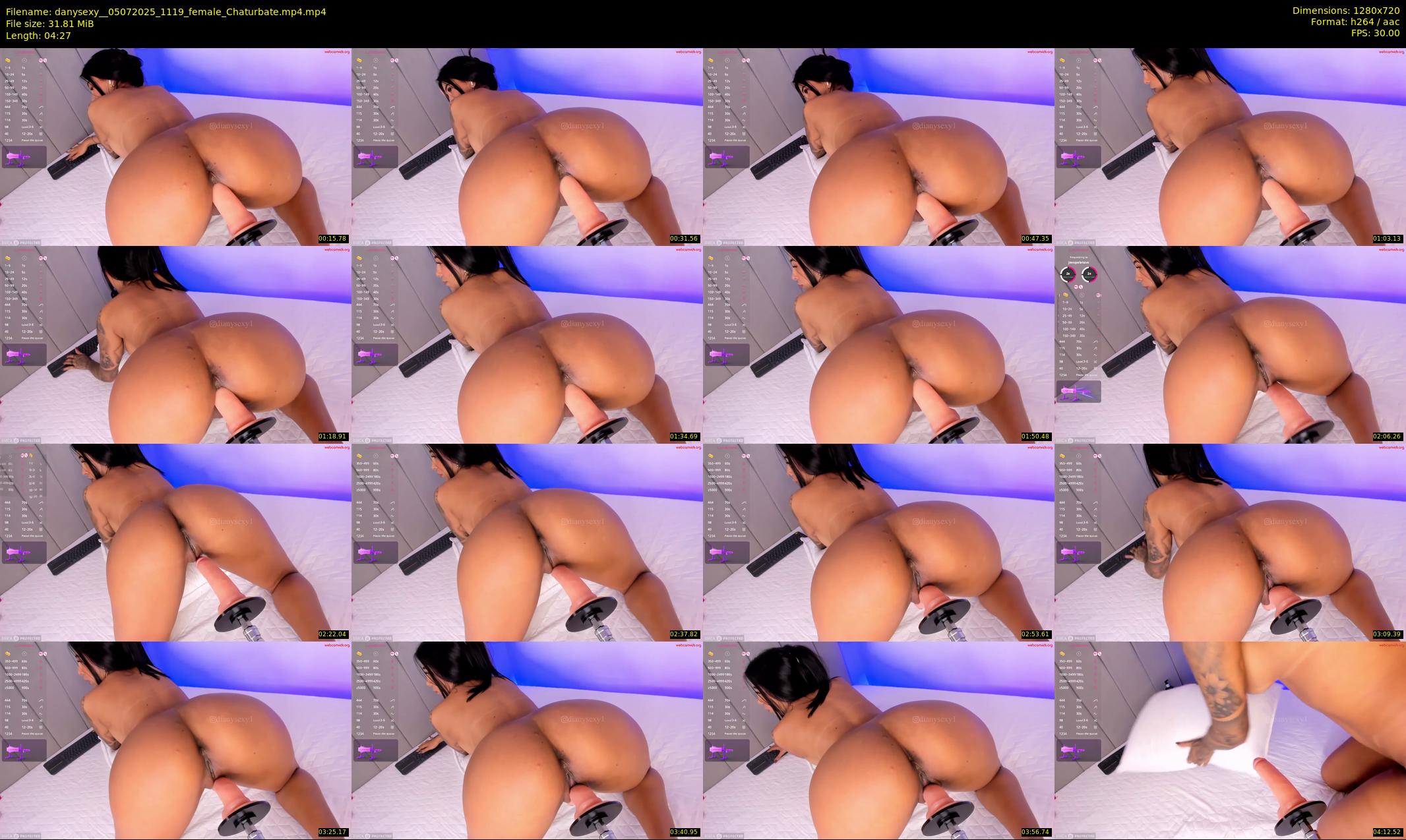 danysexy_ — 5 minute Chaturbate female cam show recording, 720p, Jul 5, 2025
