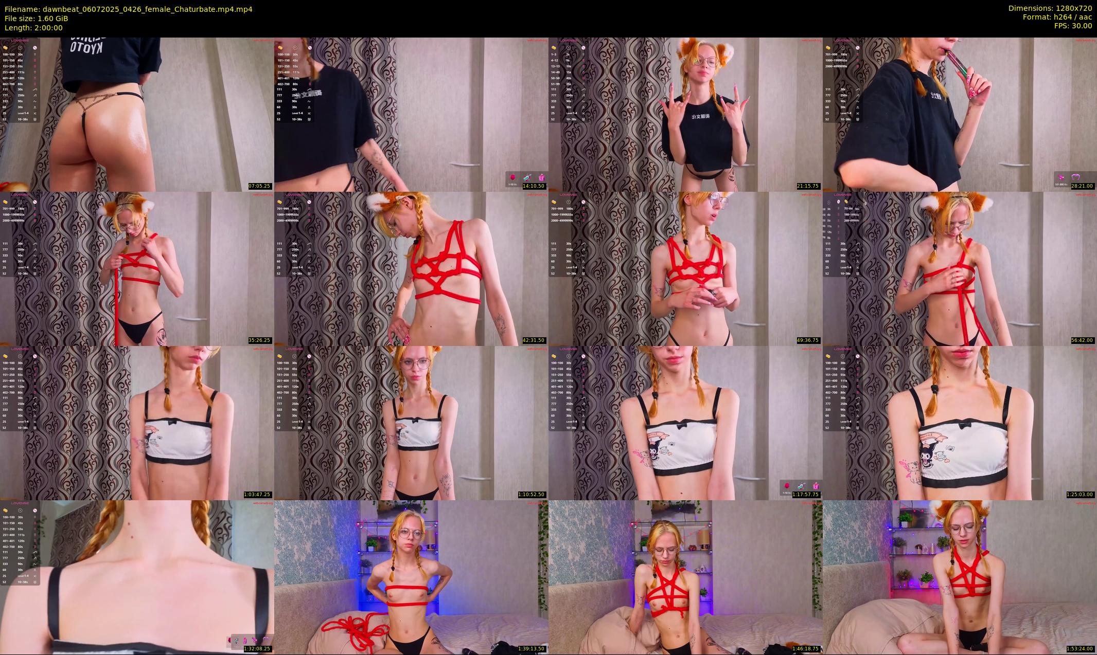 dawnbeat — 120 minute Chaturbate female cam show recording, 720p, Jul 6, 2025