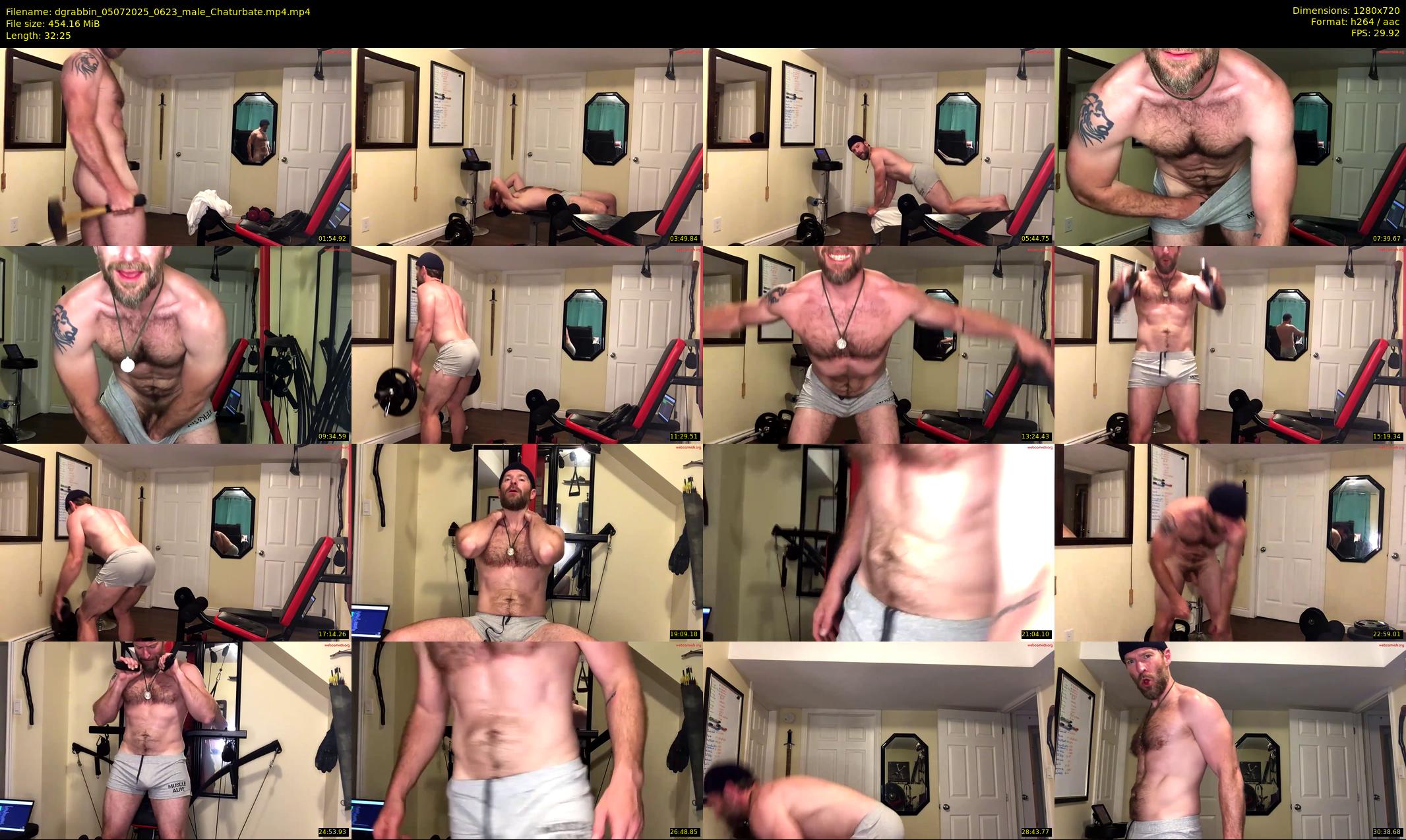 dgrabbin — 33 minute Chaturbate male cam show recording, 720p, Jul 5, 2025