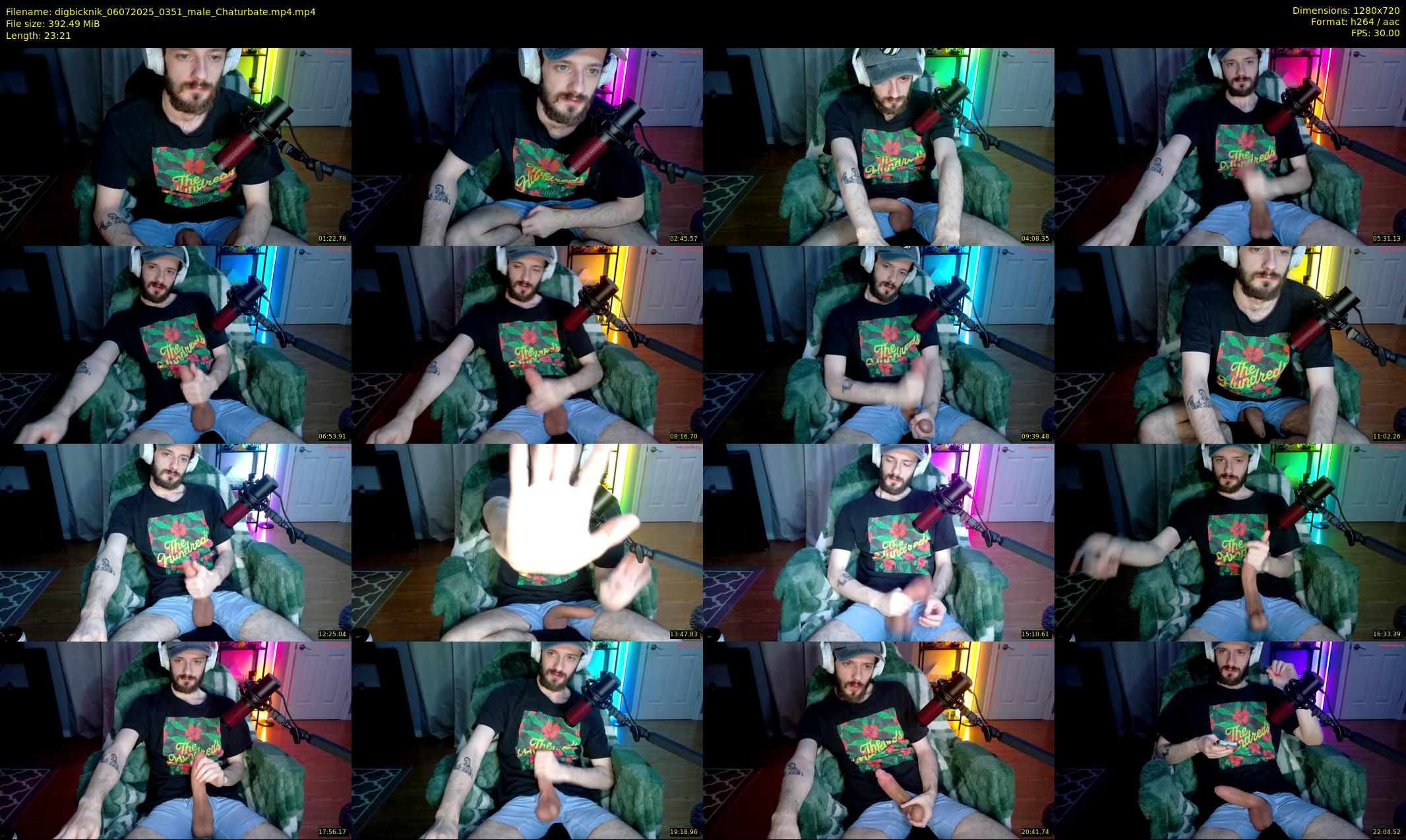 digbicknik — 24 minute Chaturbate male cam show recording, 720p, Jul 6, 2025