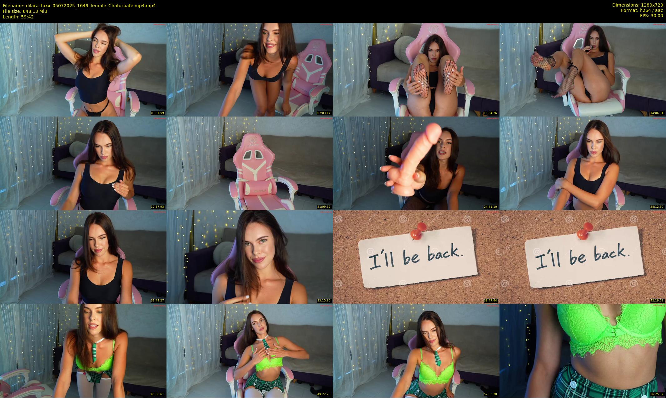 dilara_foxx — 60 minute Chaturbate female cam show recording, 720p, Jul 5, 2025