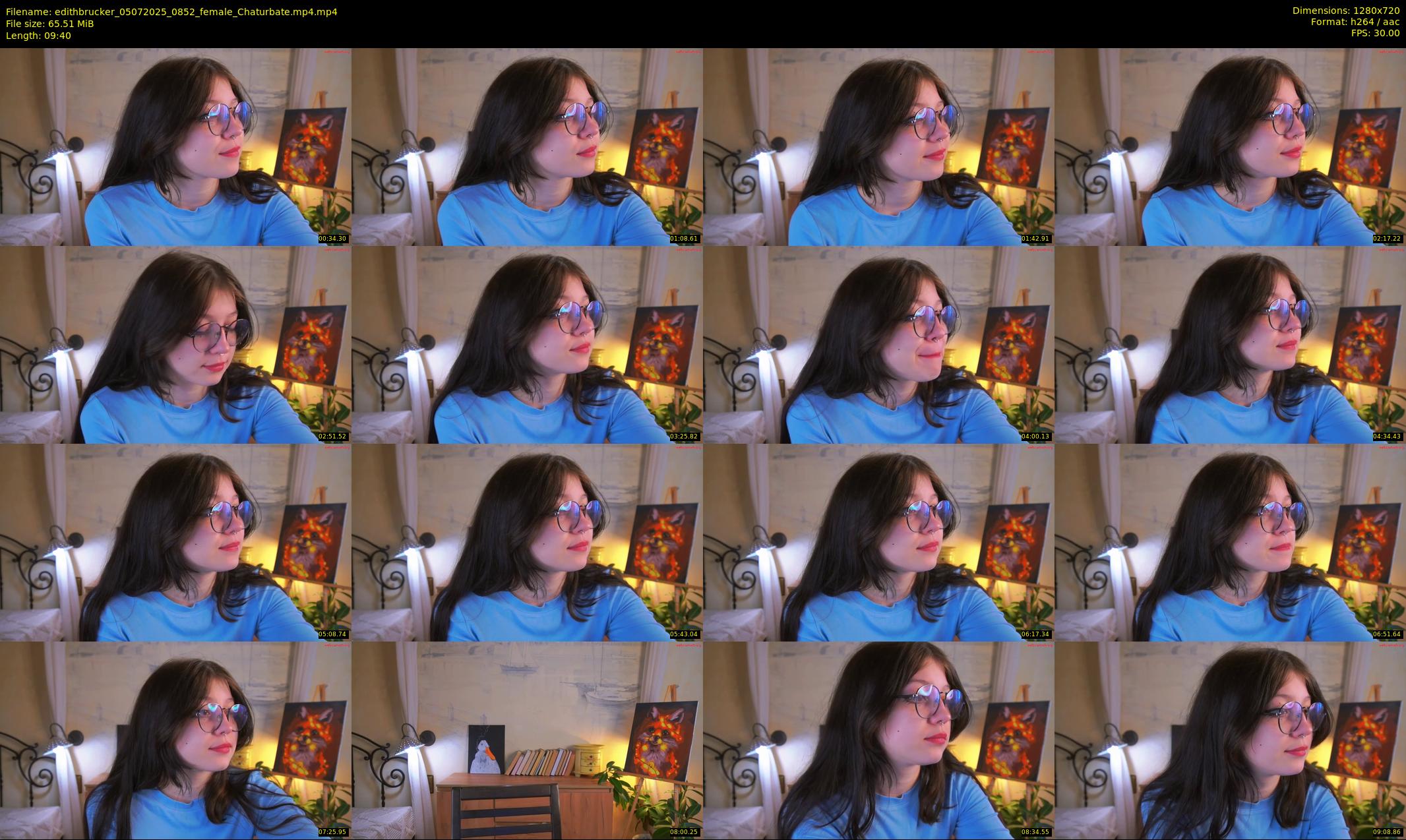 edithbrucker — 10 minute Chaturbate female cam show recording, 720p, Jul 5, 2025