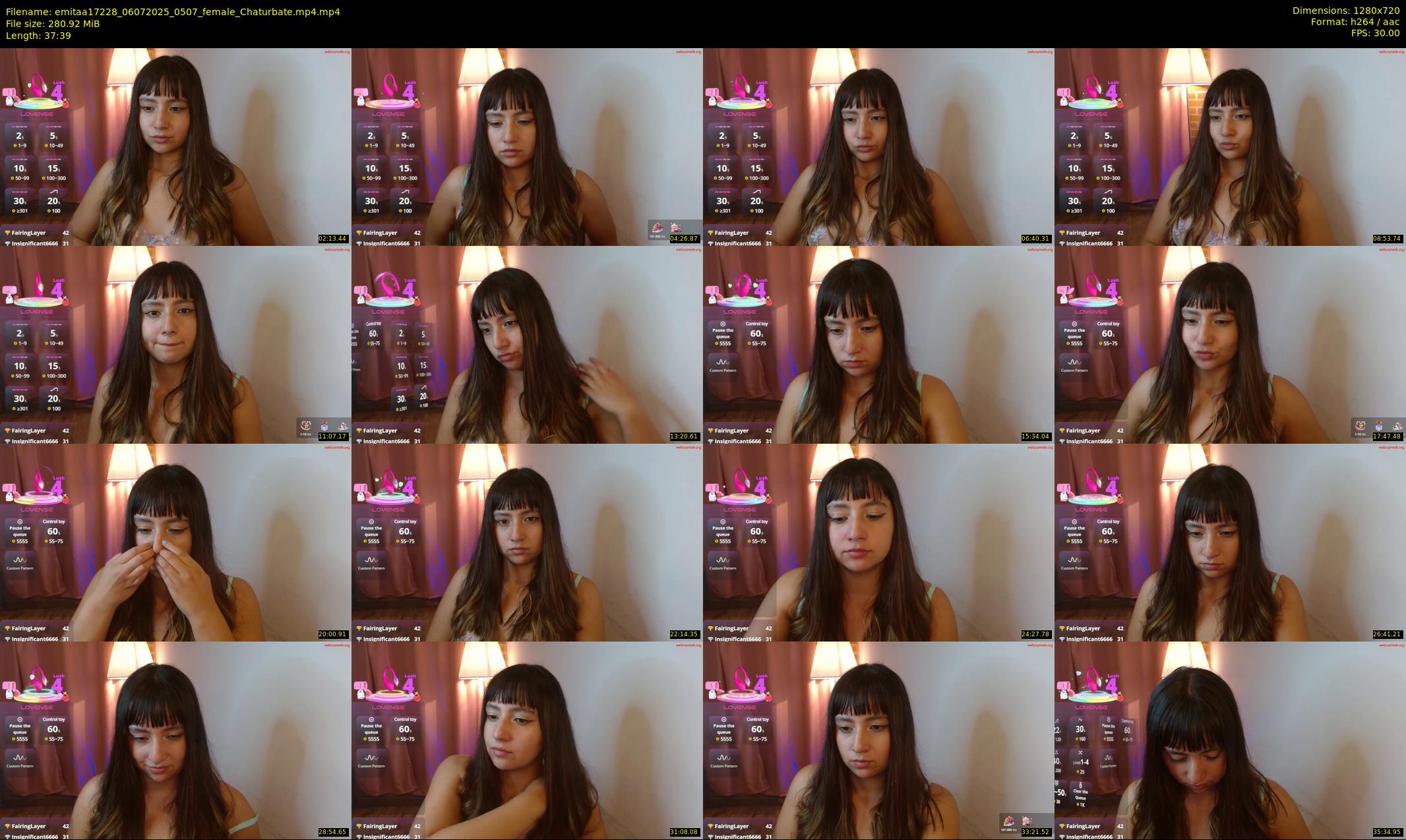 emitaa17228 — 38 minute Chaturbate female cam show recording, 720p, Jul 6, 2025
