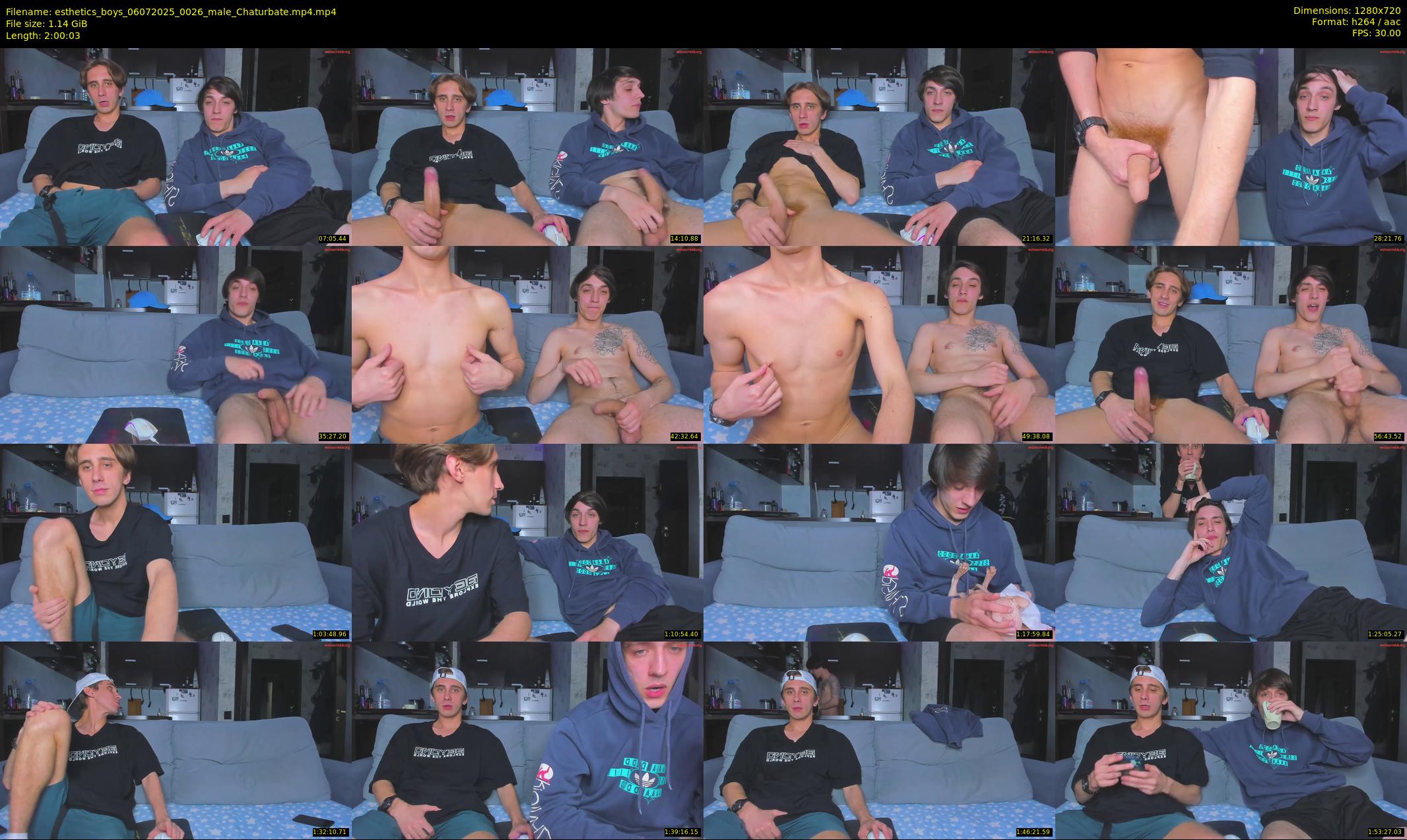 esthetics_boys — 121 minute Chaturbate male cam show recording, 720p, Jul 6, 2025
