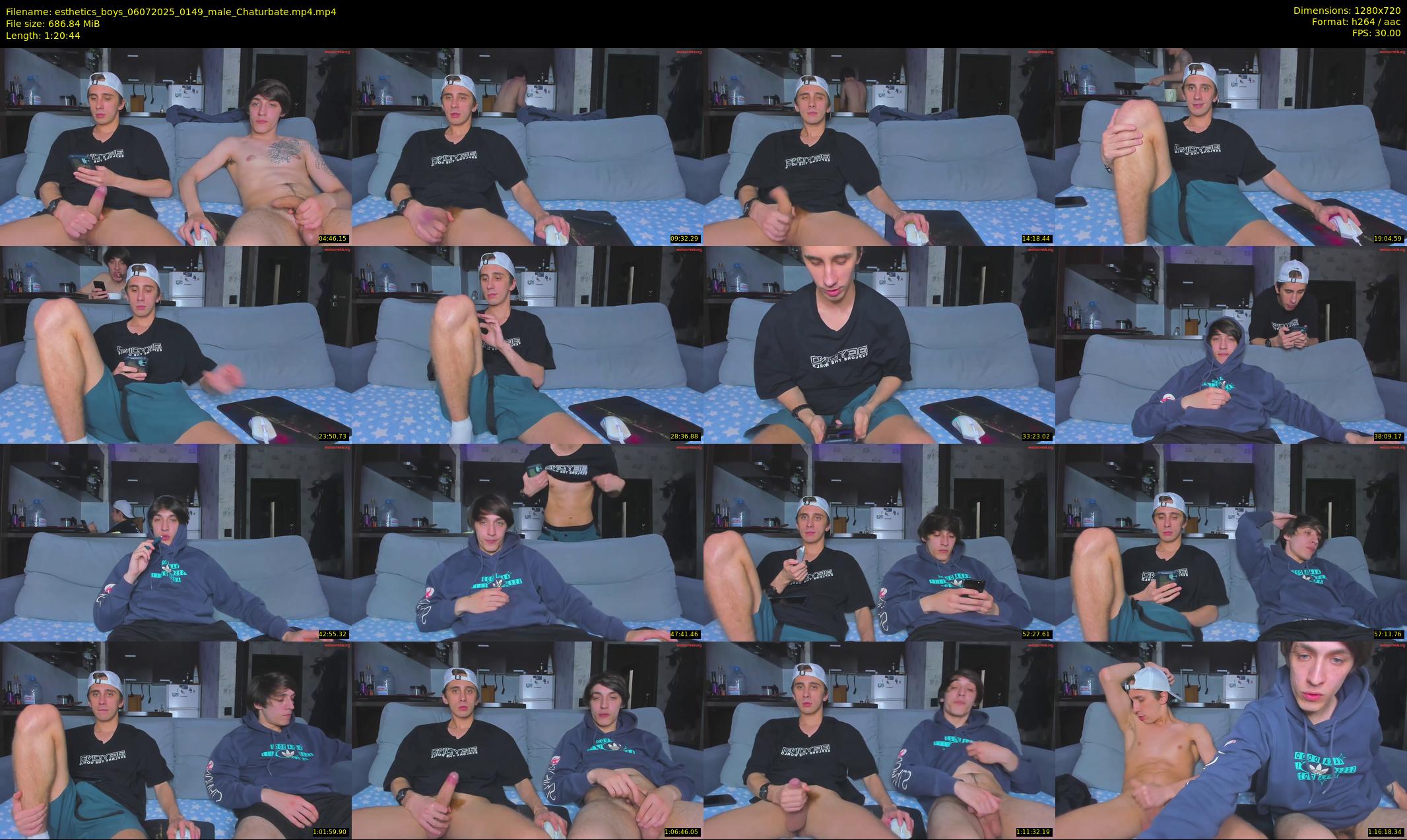esthetics_boys — 81 minute Chaturbate male cam show recording, 720p, Jul 6, 2025