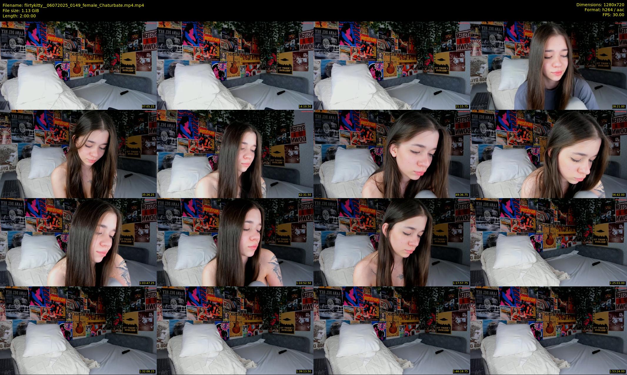 flirtykitty_ — 120 minute Chaturbate female cam show recording, 720p, Jul 6, 2025
