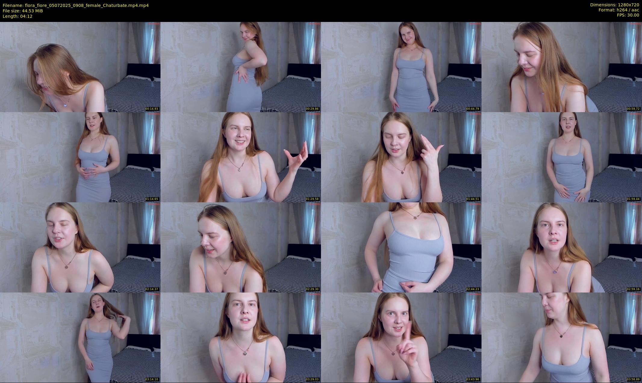 flora_fiore — 5 minute Chaturbate female cam show recording, 720p, Jul 5, 2025