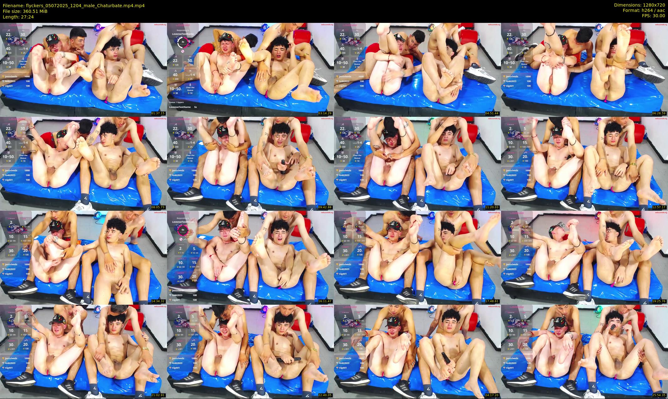 flyckers — 28 minute Chaturbate male cam show recording, 720p, Jul 5, 2025