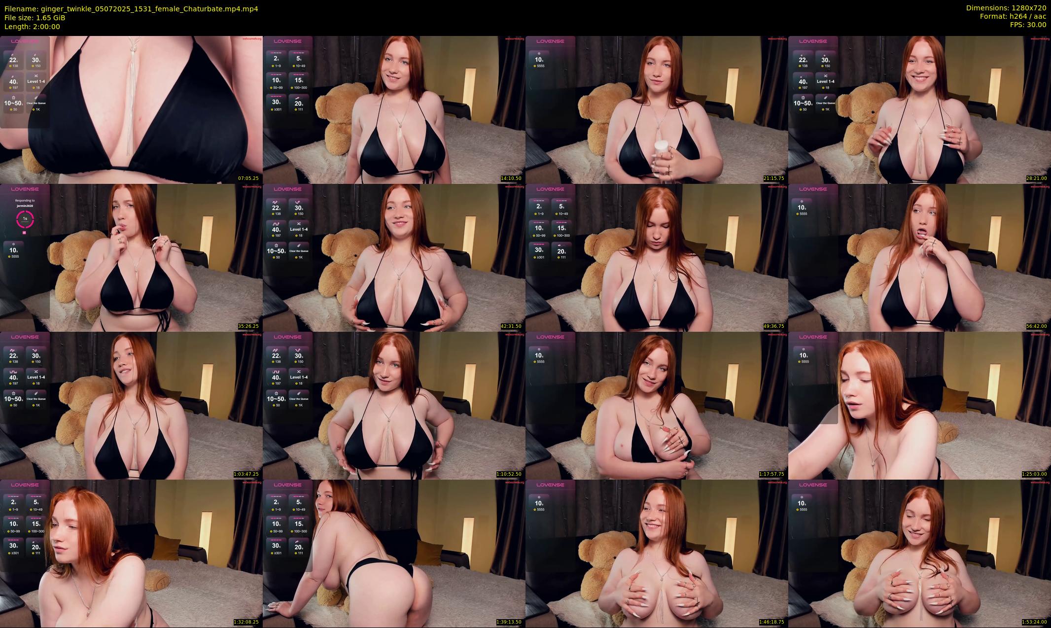 ginger_twinkle — 120 minute Chaturbate female cam show recording, 720p, Jul 5, 2025