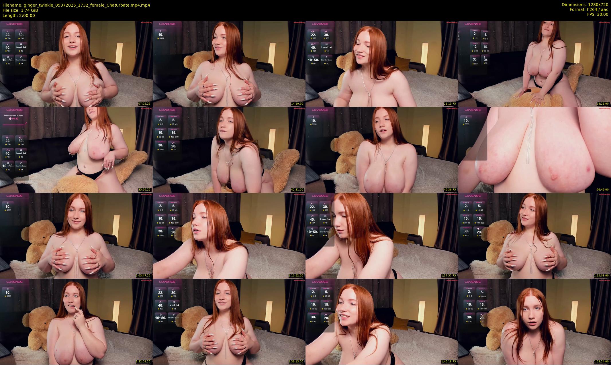 ginger_twinkle — 120 minute Chaturbate female cam show recording, 720p, Jul 5, 2025
