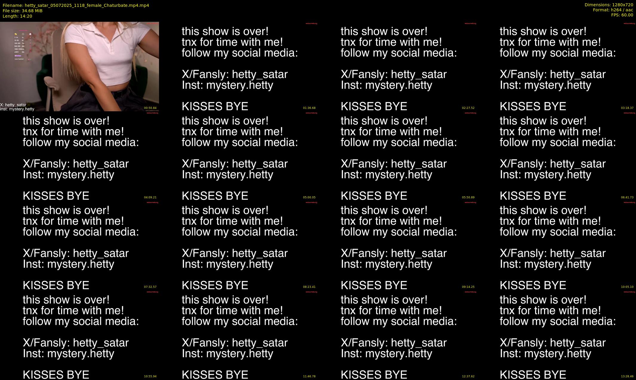 hetty_satar — 15 minute Chaturbate female cam show recording, 720p, Jul 5, 2025