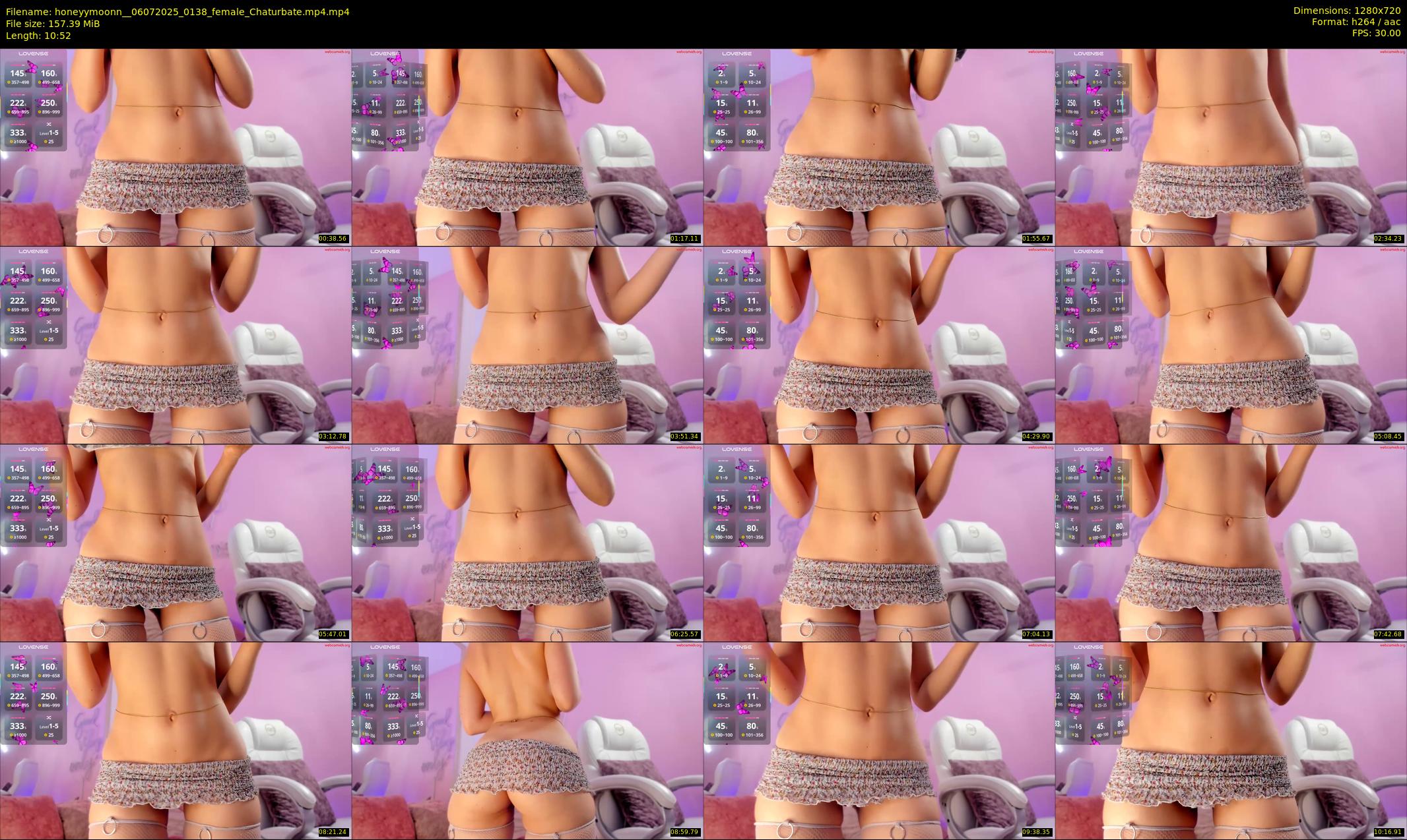 honeyymoonn_ — 11 minute Chaturbate female cam show recording, 720p, Jul 6, 2025