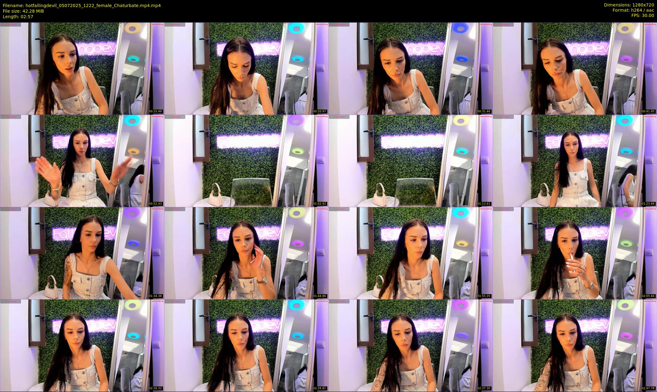 hotfallingdevil — 3 minute Chaturbate female cam show recording, 720p, Jul 5, 2025