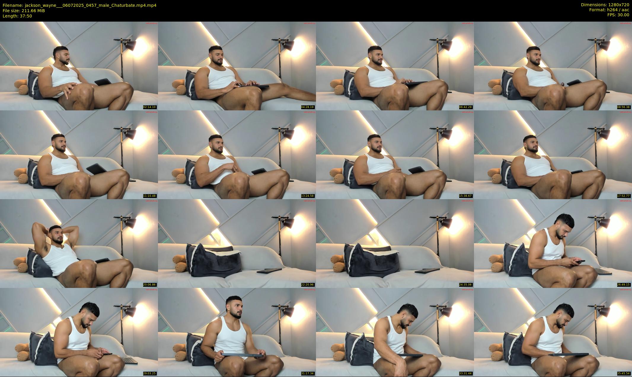 jackson_wayne__ — 38 minute Chaturbate male cam show recording, 720p, Jul 6, 2025