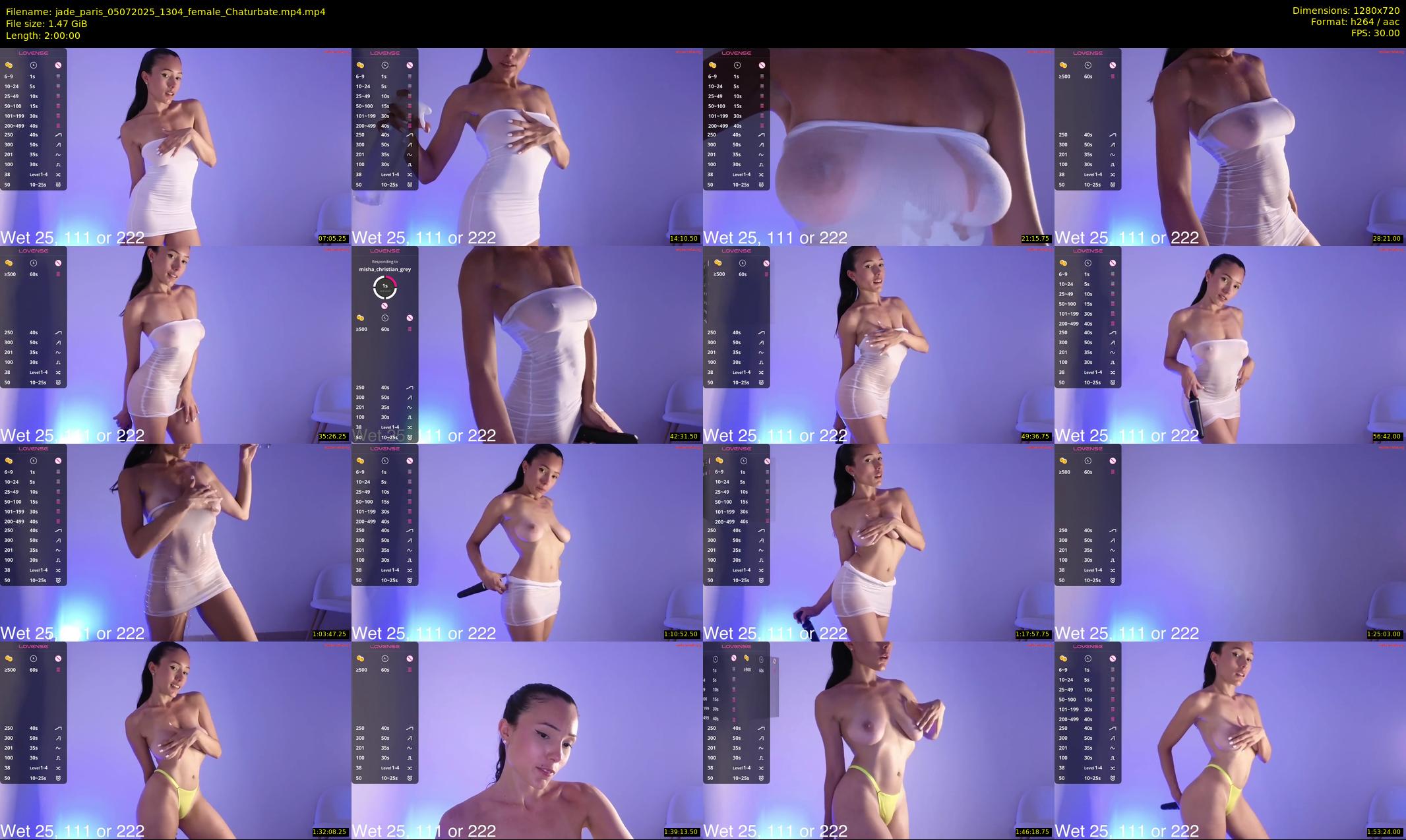 jade_paris — 120 minute Chaturbate female cam show recording, 720p, Jul 5, 2025