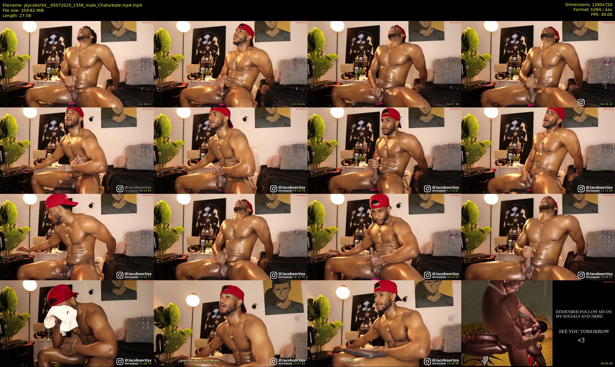 jaycobortiz_ — 28 minute Chaturbate male cam show recording, 720p, Jul 5, 2025