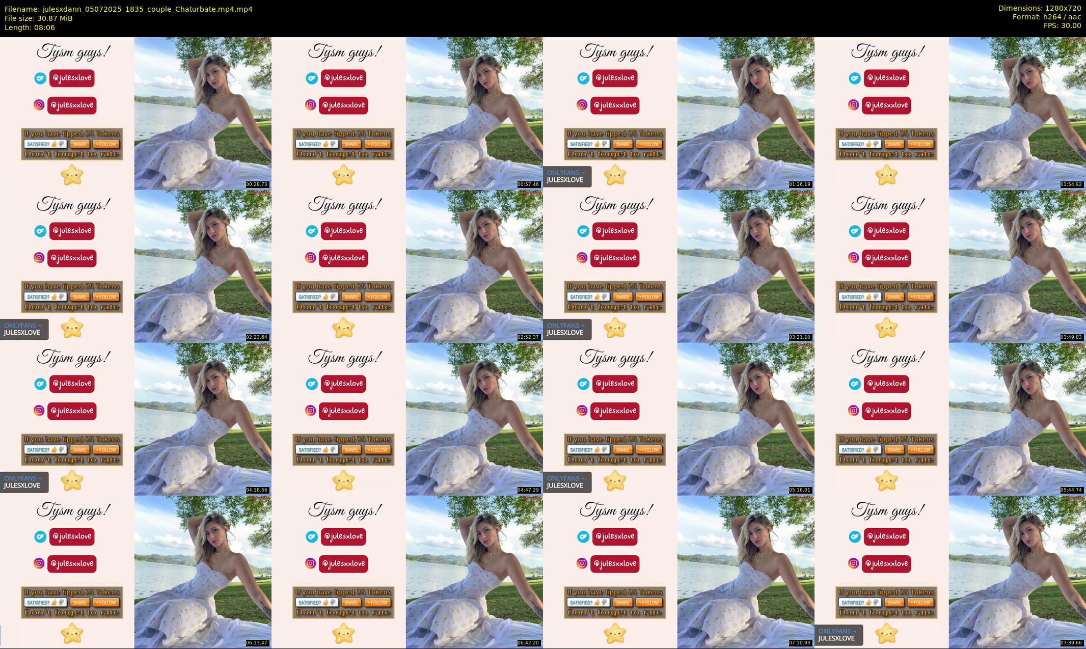 julesxdann — 9 minute Chaturbate couple cam show recording, 720p, Jul 5, 2025