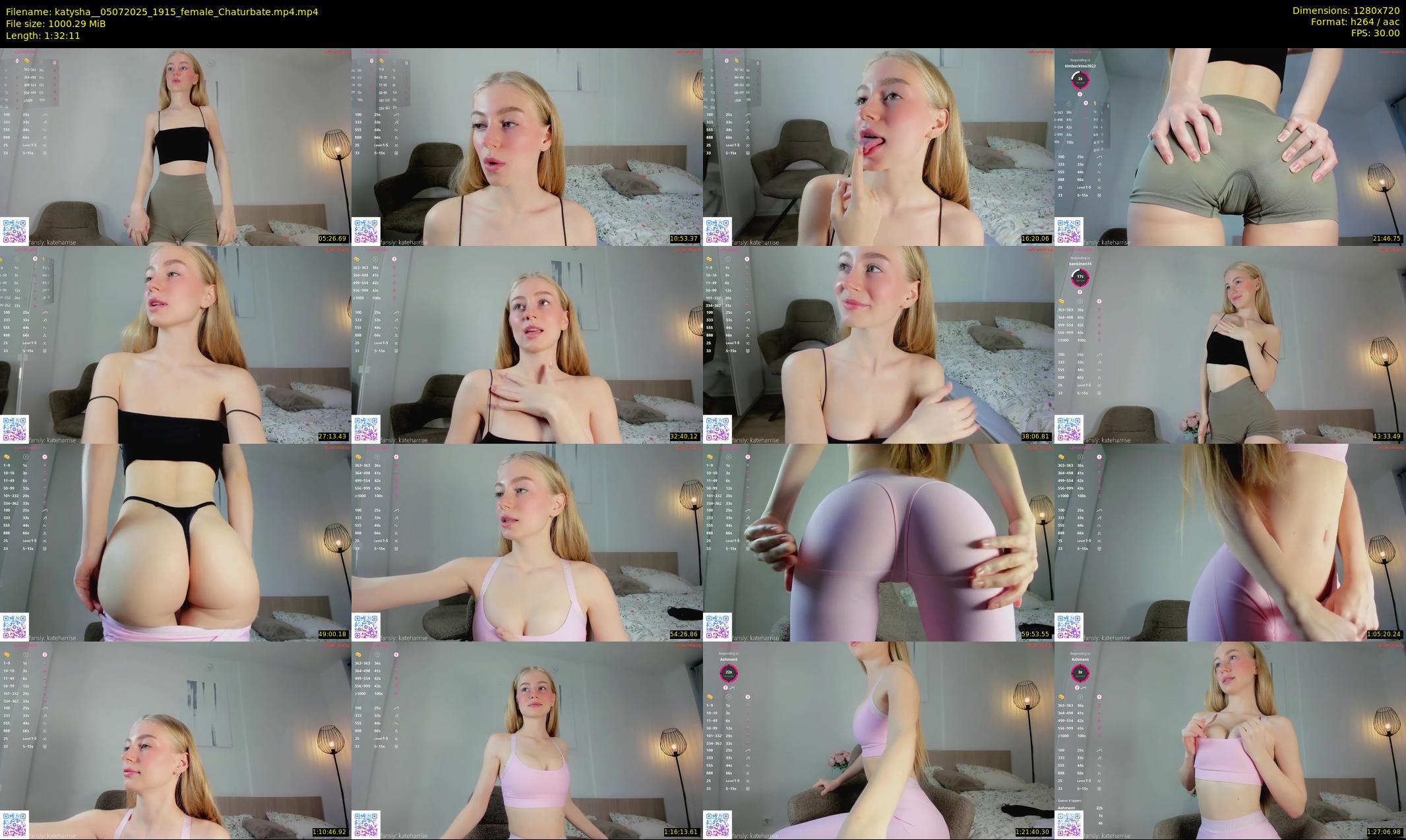 katysha_ — 93 minute Chaturbate female cam show recording, 720p, Jul 5, 2025