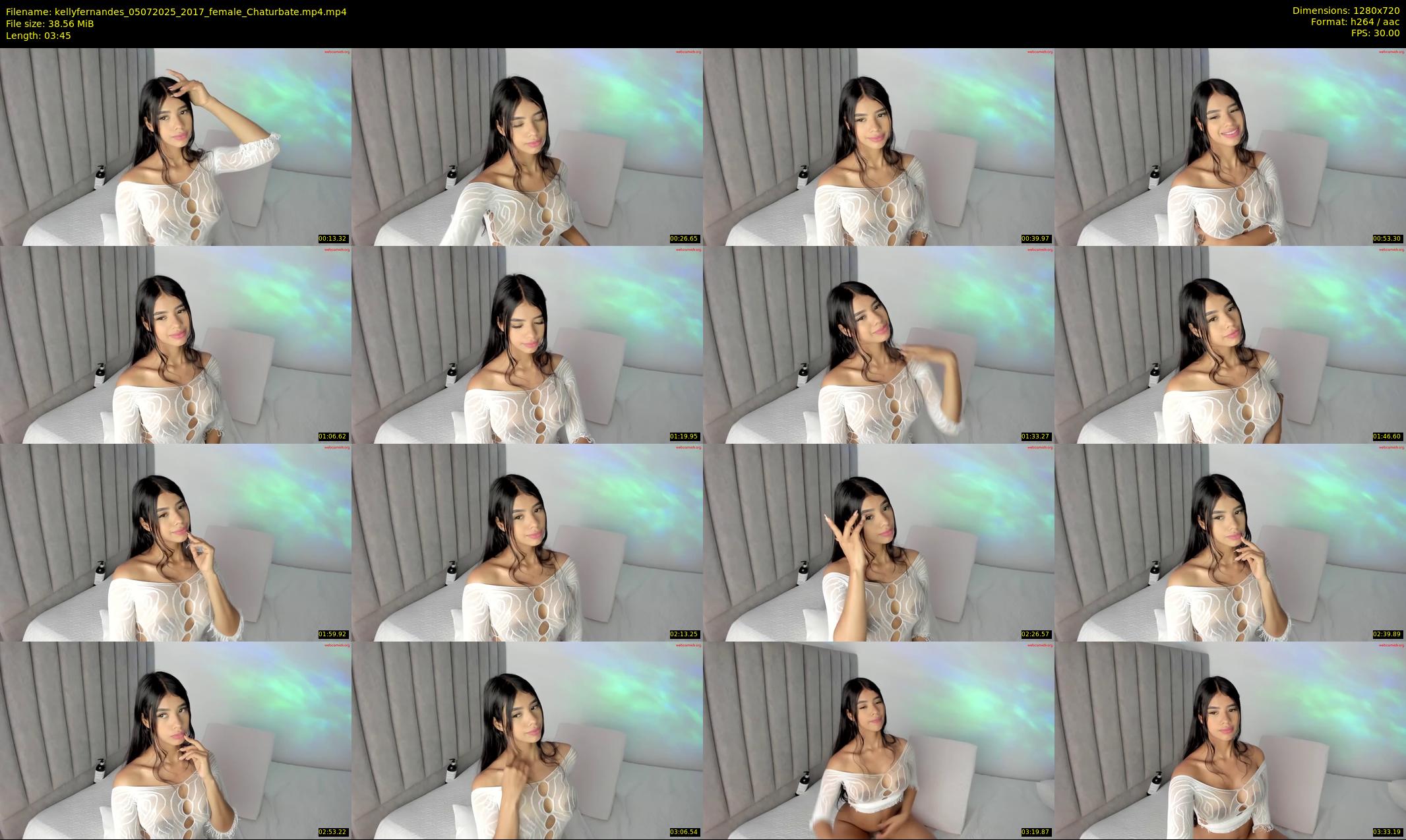 kellyfernandes — 4 minute Chaturbate female cam show recording, 720p, Jul 5, 2025