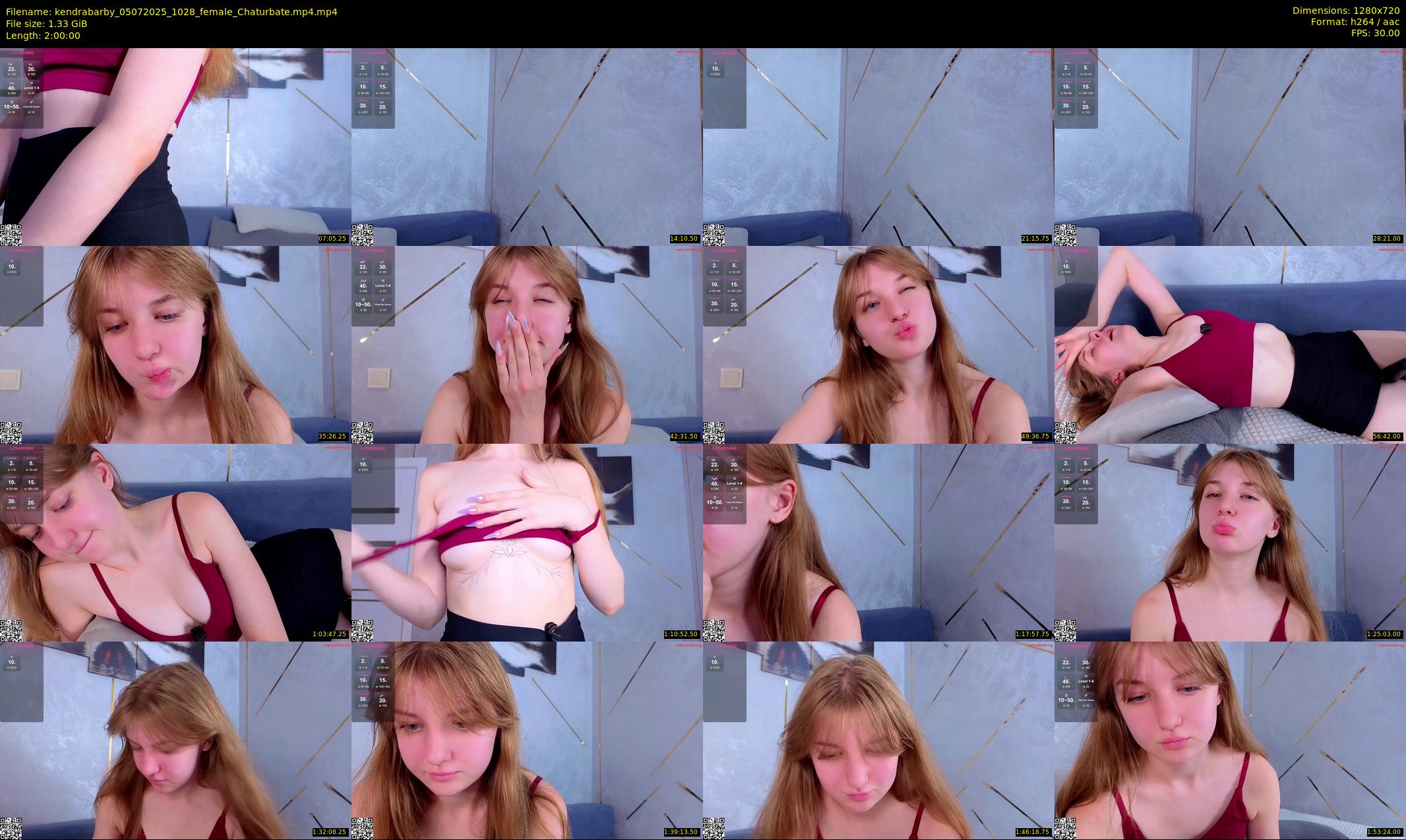 kendrabarby — 120 minute Chaturbate female cam show recording, 720p, Jul 5, 2025