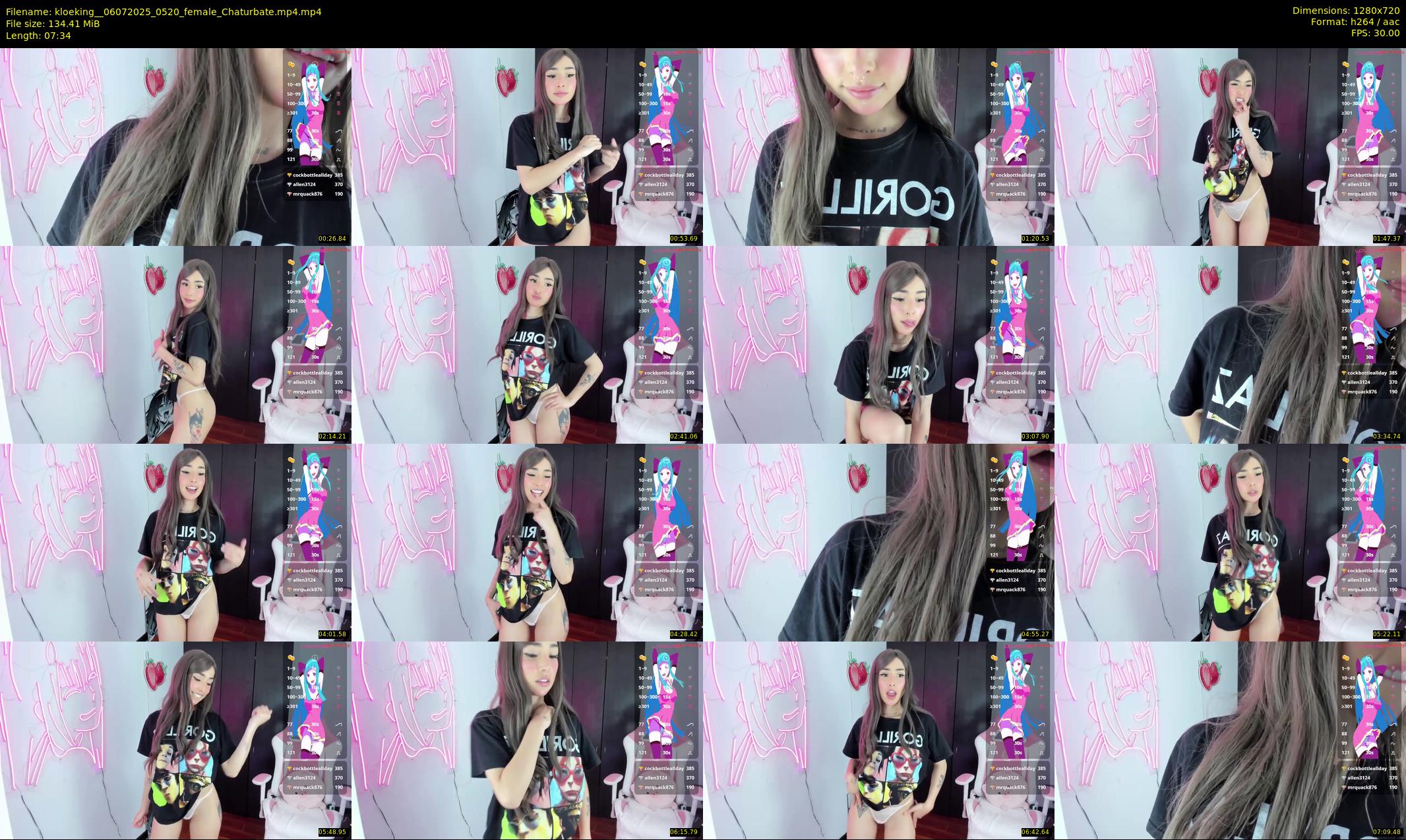 kloeking_ — 8 minute Chaturbate female cam show recording, 720p, Jul 6, 2025