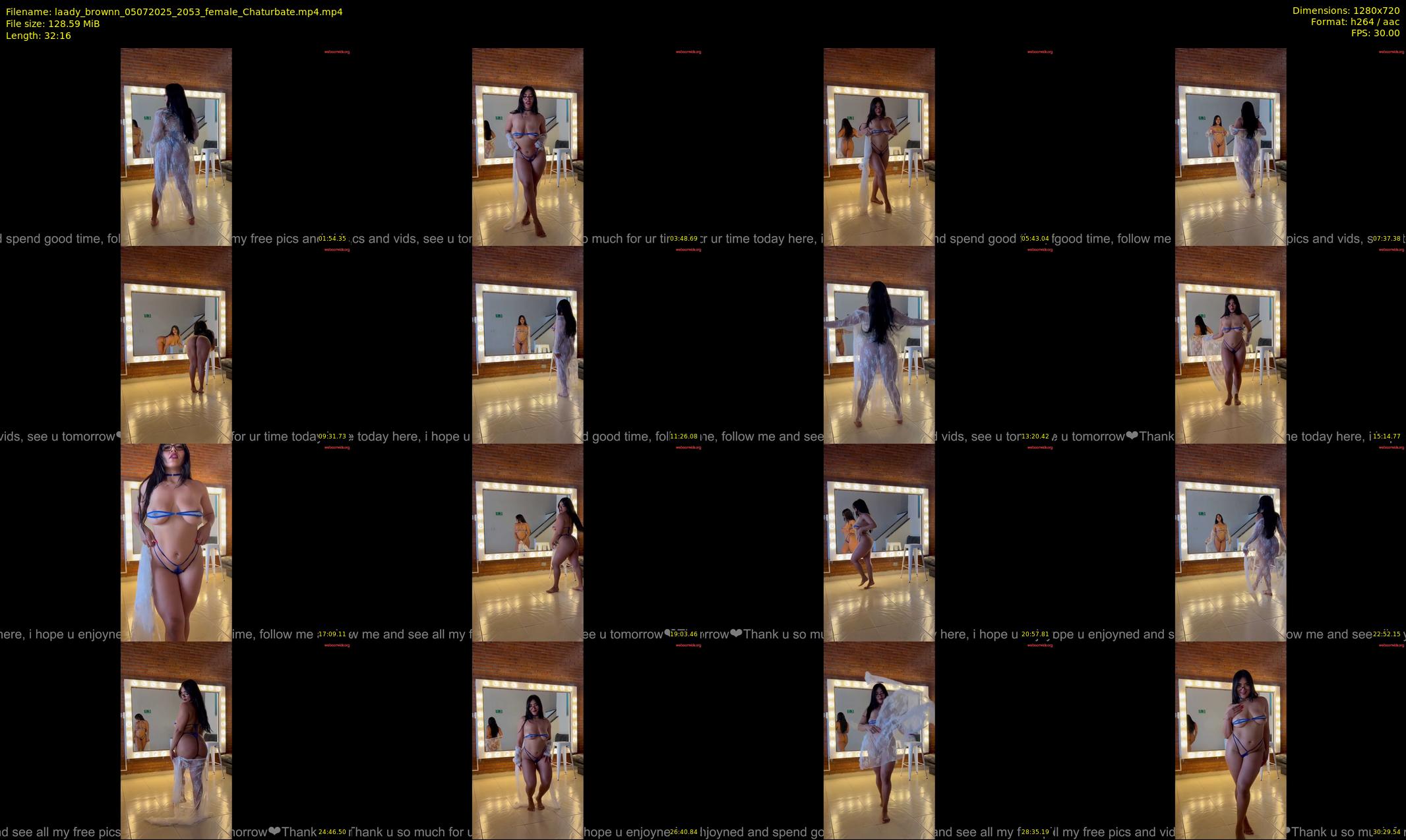 laady_brownn — 33 minute Chaturbate female cam show recording, 720p, Jul 5, 2025