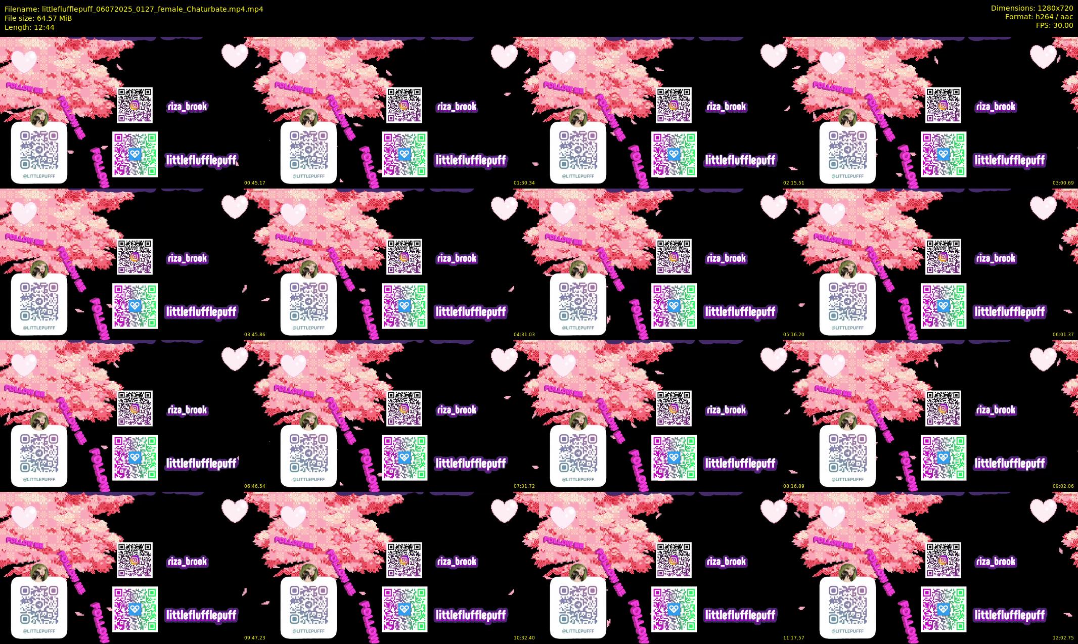 littleflufflepuff — 13 minute Chaturbate female cam show recording, 720p, Jul 6, 2025