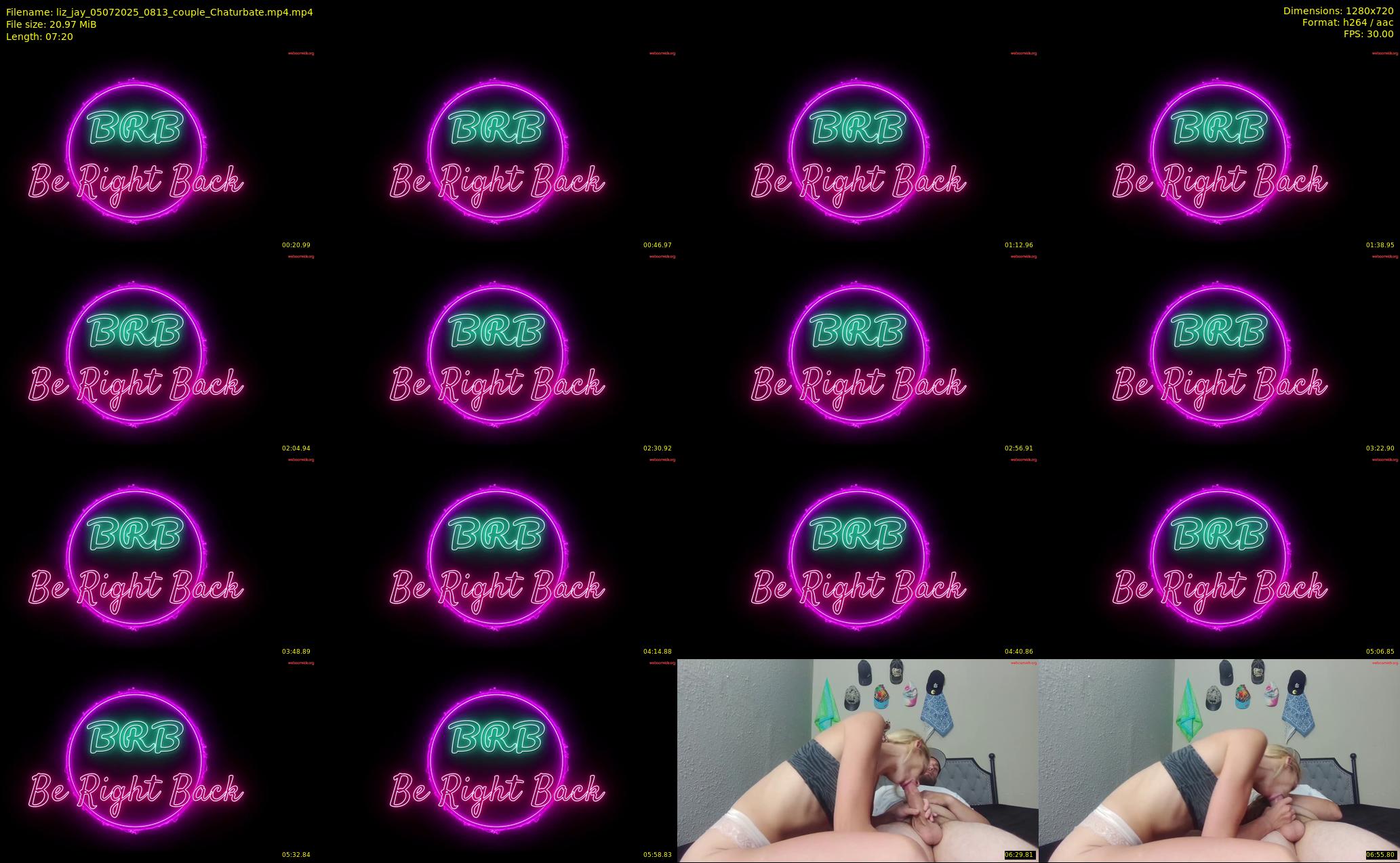 liz_jay — 8 minute Chaturbate couple cam show recording, 720p, Jul 5, 2025