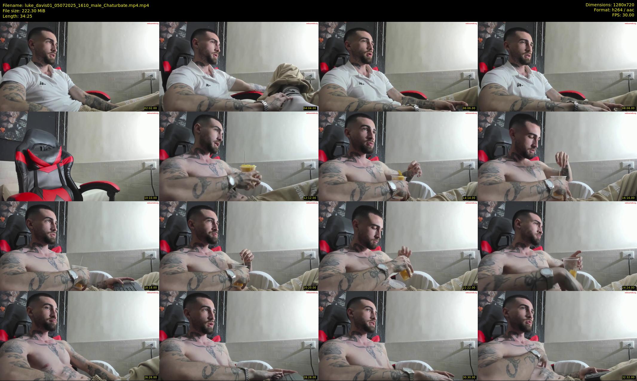 luke_davis01 — 35 minute Chaturbate male cam show recording, 720p, Jul 5, 2025