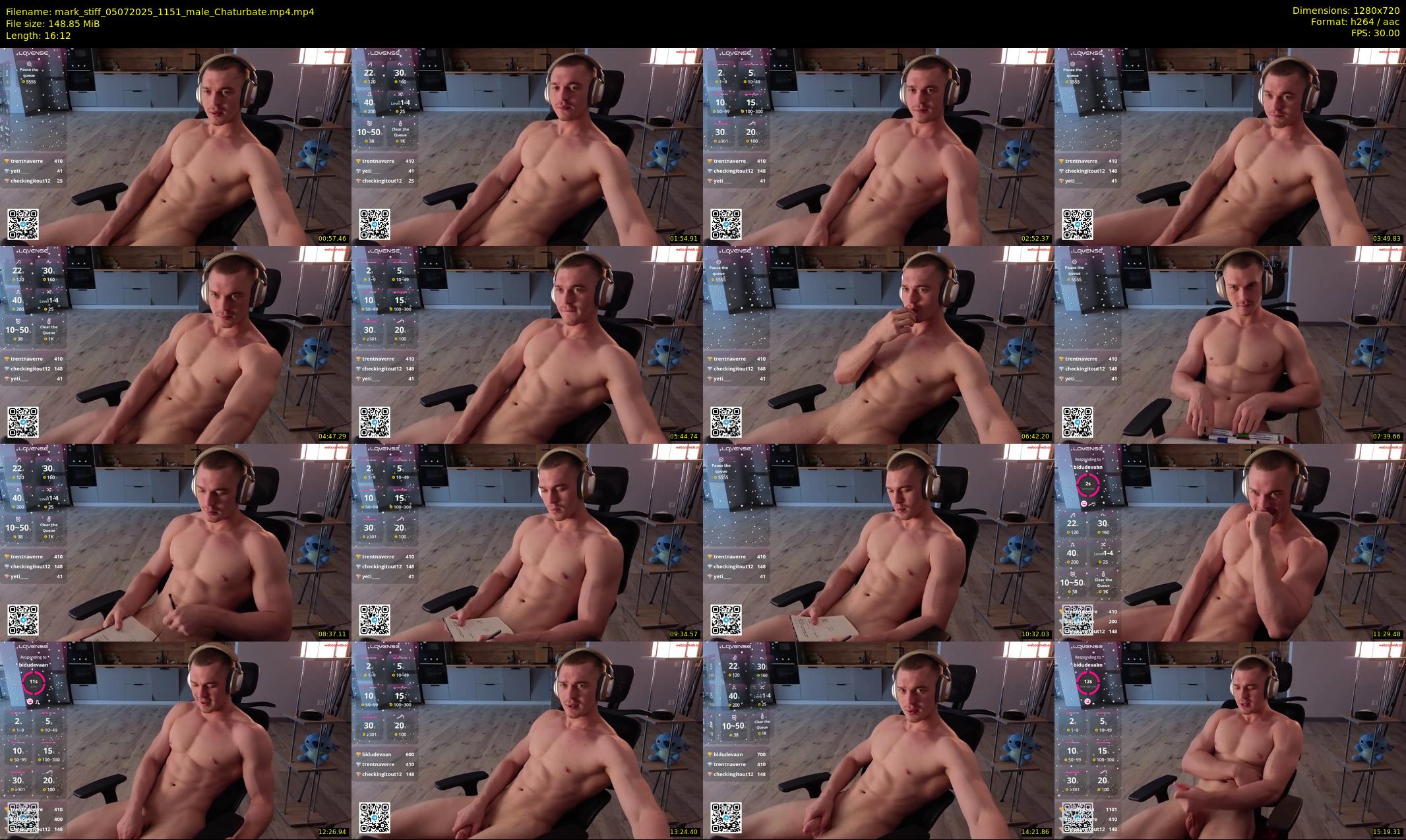 mark_stiff — 17 minute Chaturbate male cam show recording, 720p, Jul 5, 2025