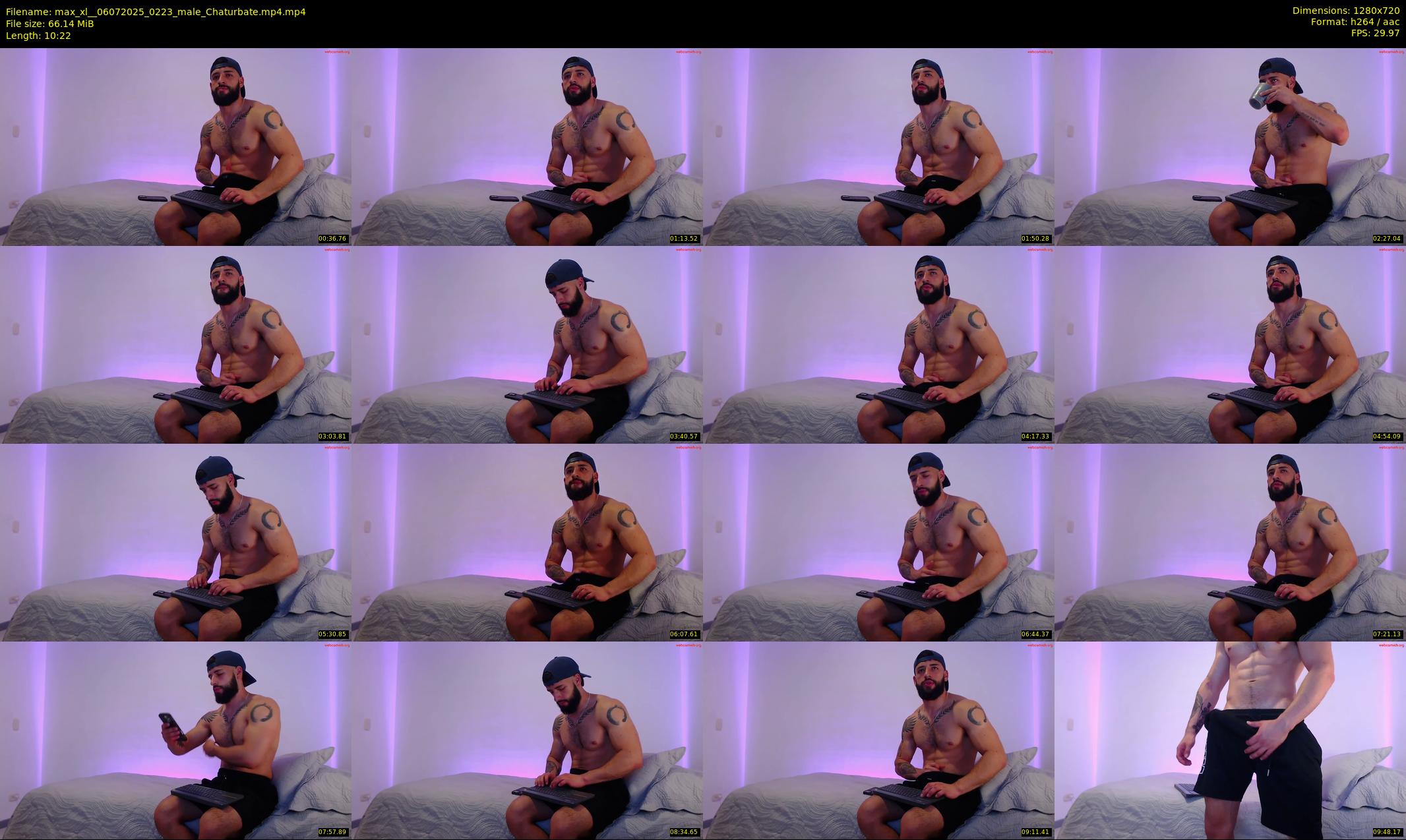 max_xl_ — 11 minute Chaturbate male cam show recording, 720p, Jul 6, 2025