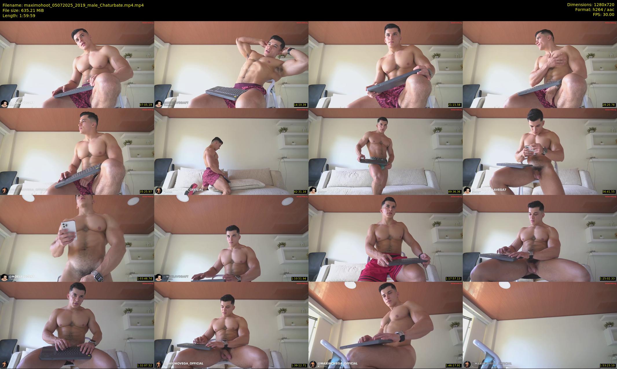 maximohoot — 120 minute Chaturbate male cam show recording, 720p, Jul 5, 2025