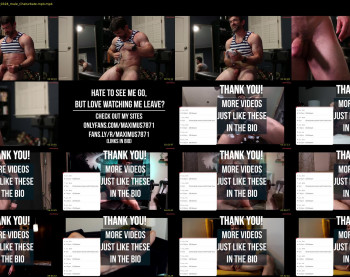 maximus_787 — 8 minute Chaturbate male cam show recording, 720p, Jul 6, 2025