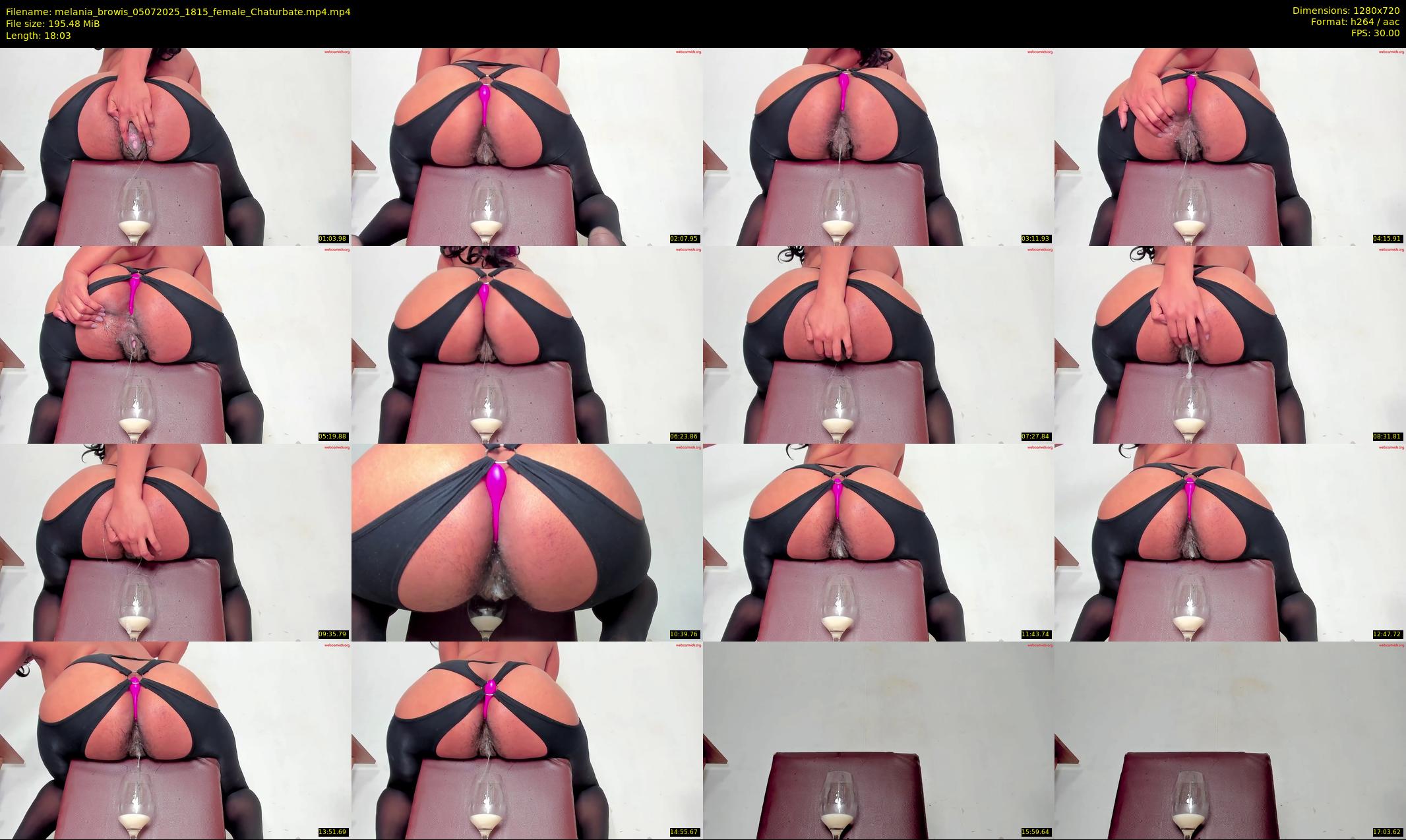 melania_browis — 19 minute Chaturbate female cam show recording, 720p, Jul 5, 2025