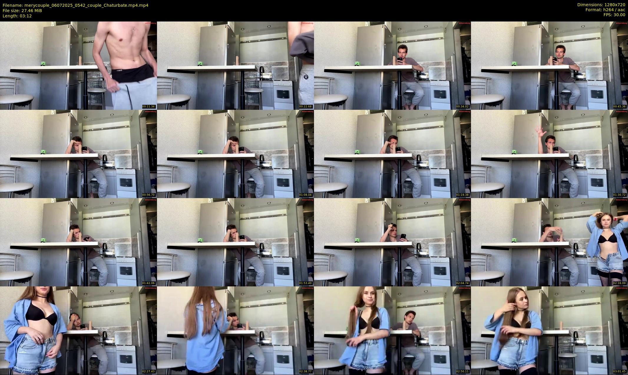 merycouple — 4 minute Chaturbate couple cam show recording, 720p, Jul 6, 2025