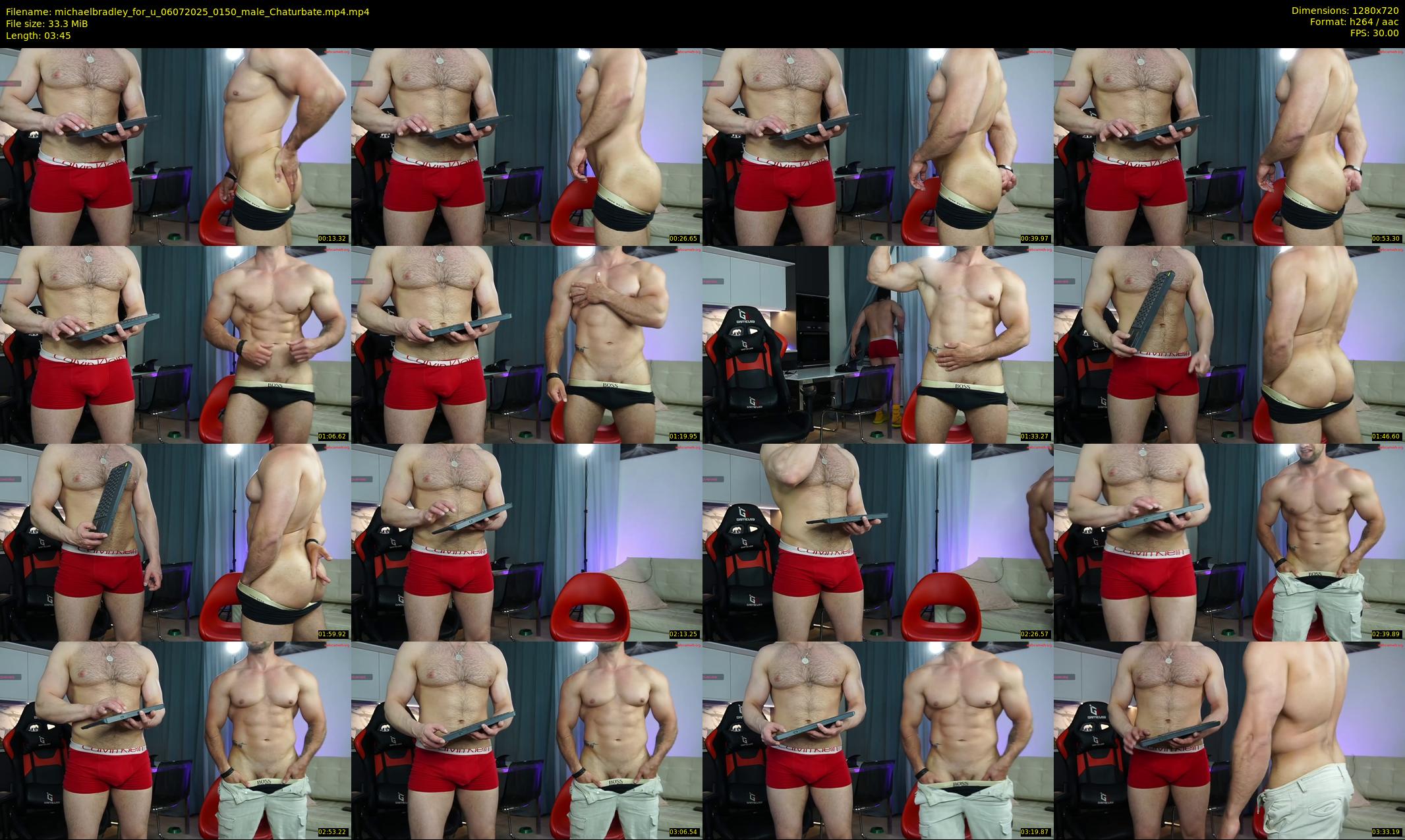 michaelbradley_for_u — 4 minute Chaturbate male cam show recording, 720p, Jul 6, 2025