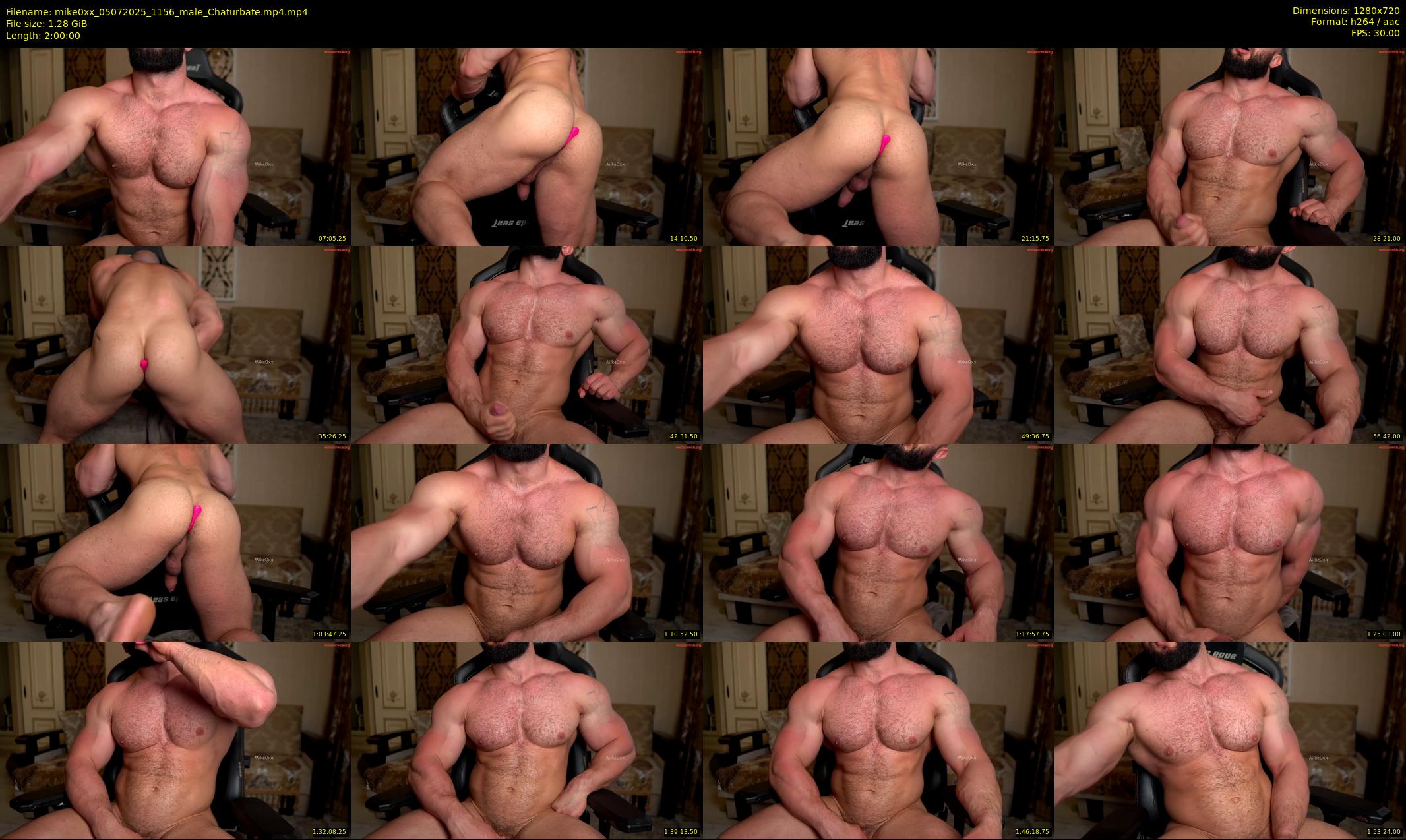 mike0xx — 120 minute Chaturbate male cam show recording, 720p, Jul 5, 2025