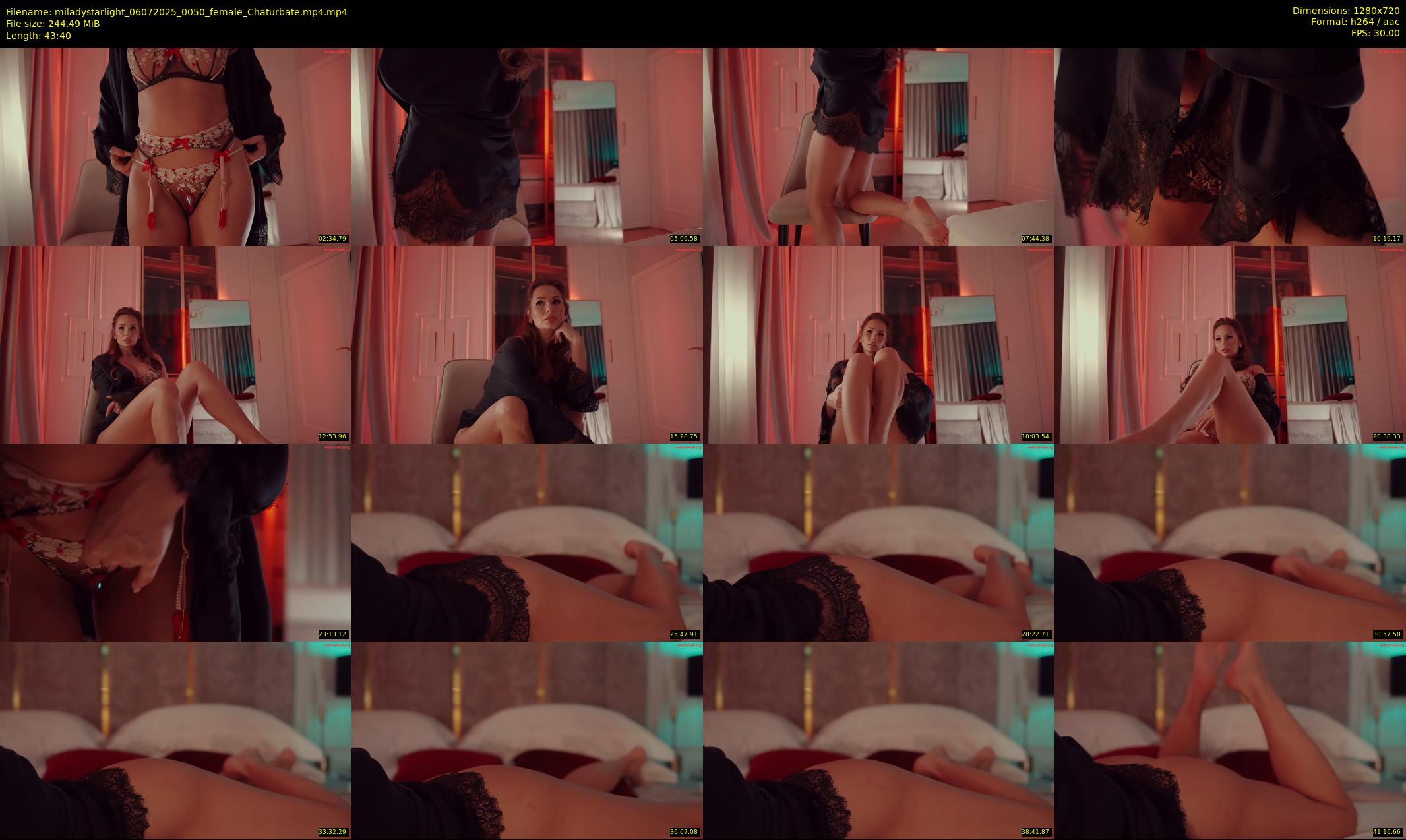 miladystarlight — 44 minute Chaturbate female cam show recording, 720p, Jul 6, 2025