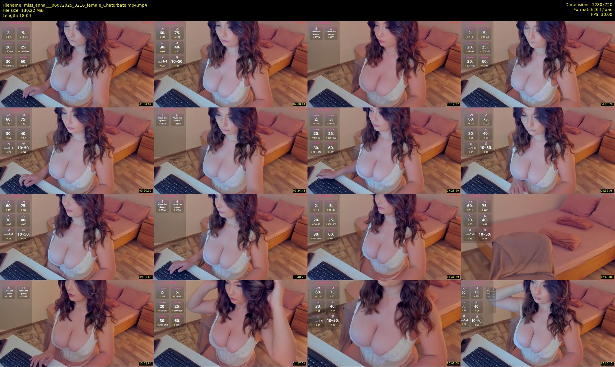 miss_anna__ — 19 minute Chaturbate female cam show recording, 720p, Jul 6, 2025
