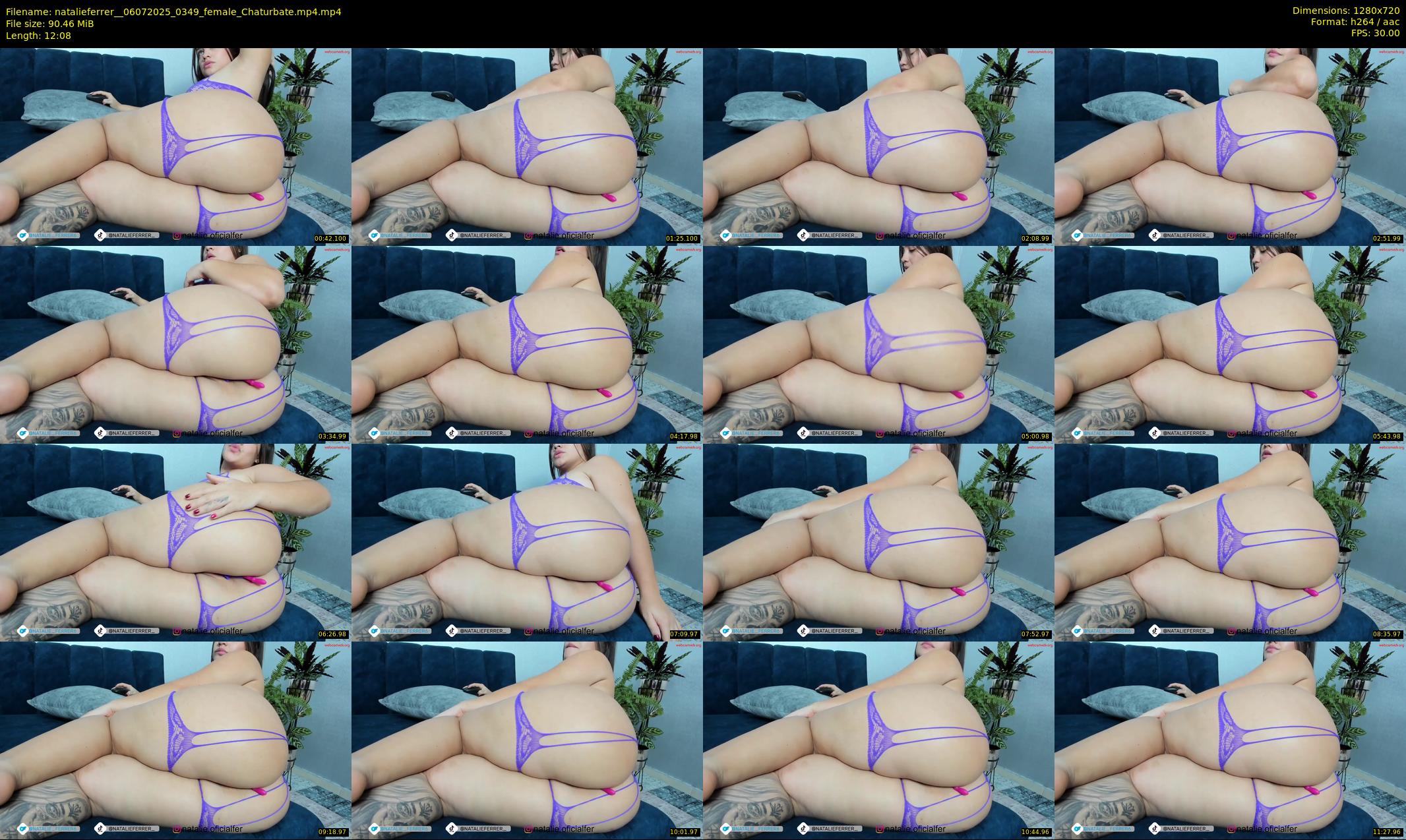 natalieferrer_ — 13 minute Chaturbate female cam show recording, 720p, Jul 6, 2025