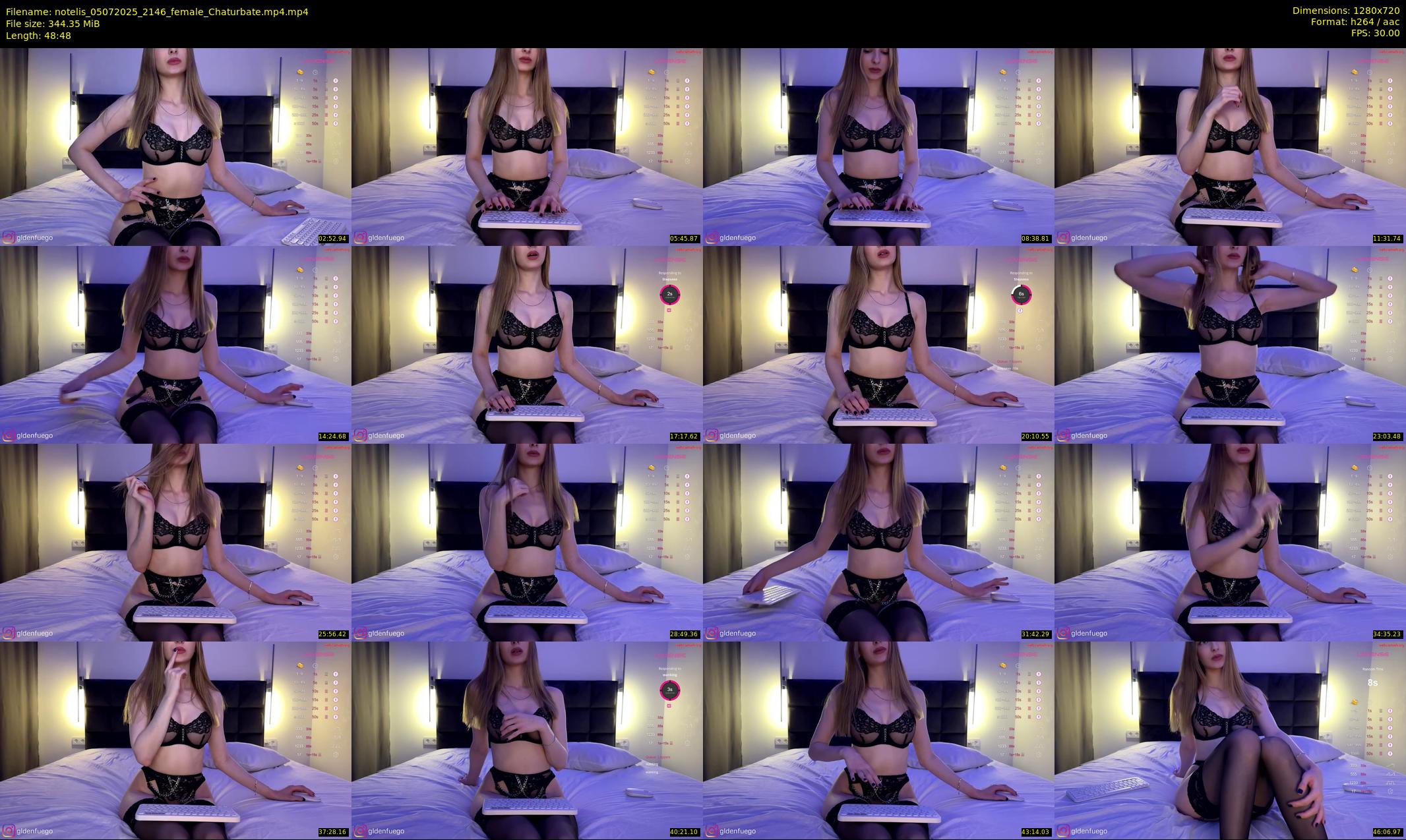 notelis — 49 minute Chaturbate female cam show recording, 720p, Jul 5, 2025