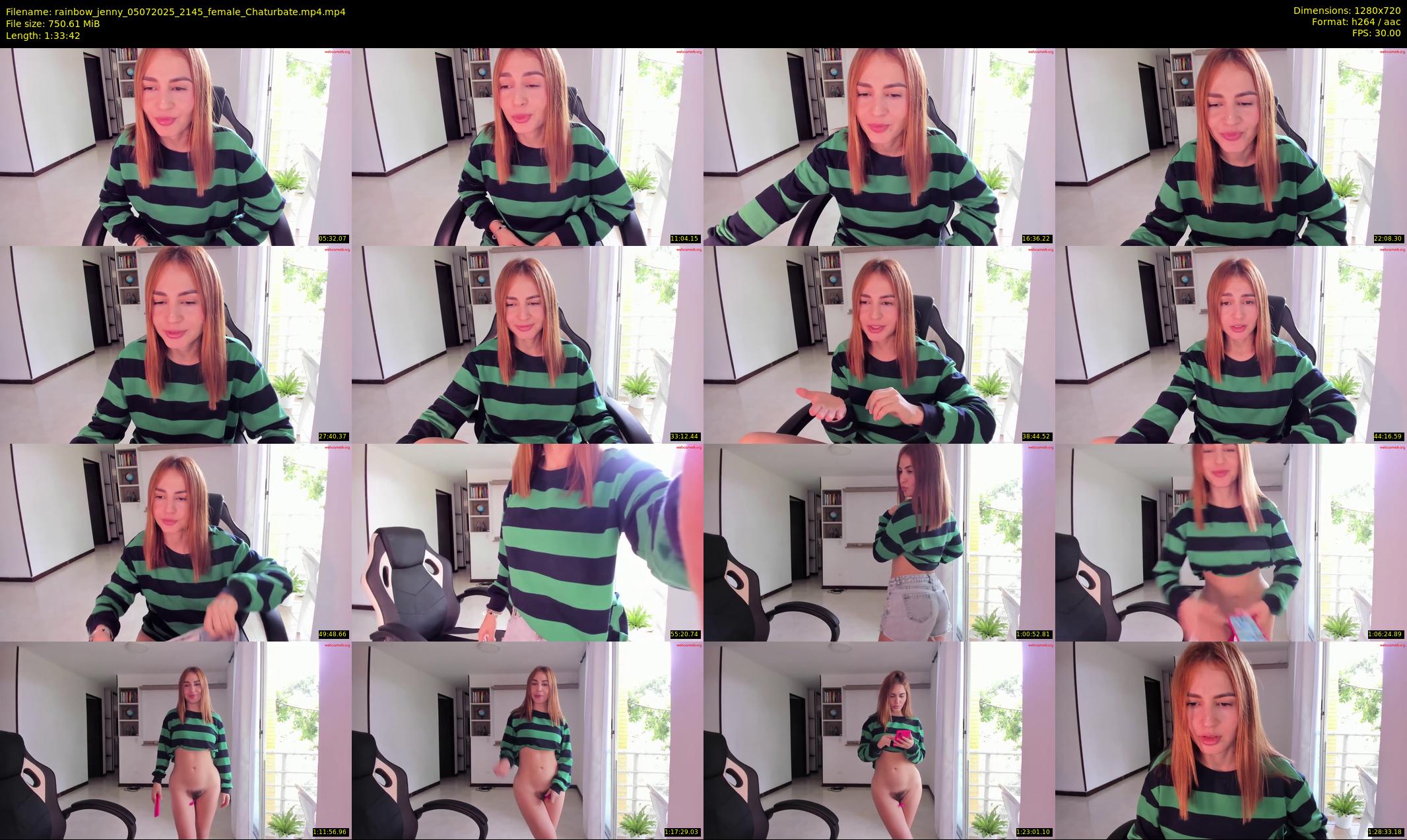 rainbow_jenny — 94 minute Chaturbate female cam show recording, 720p, Jul 5, 2025