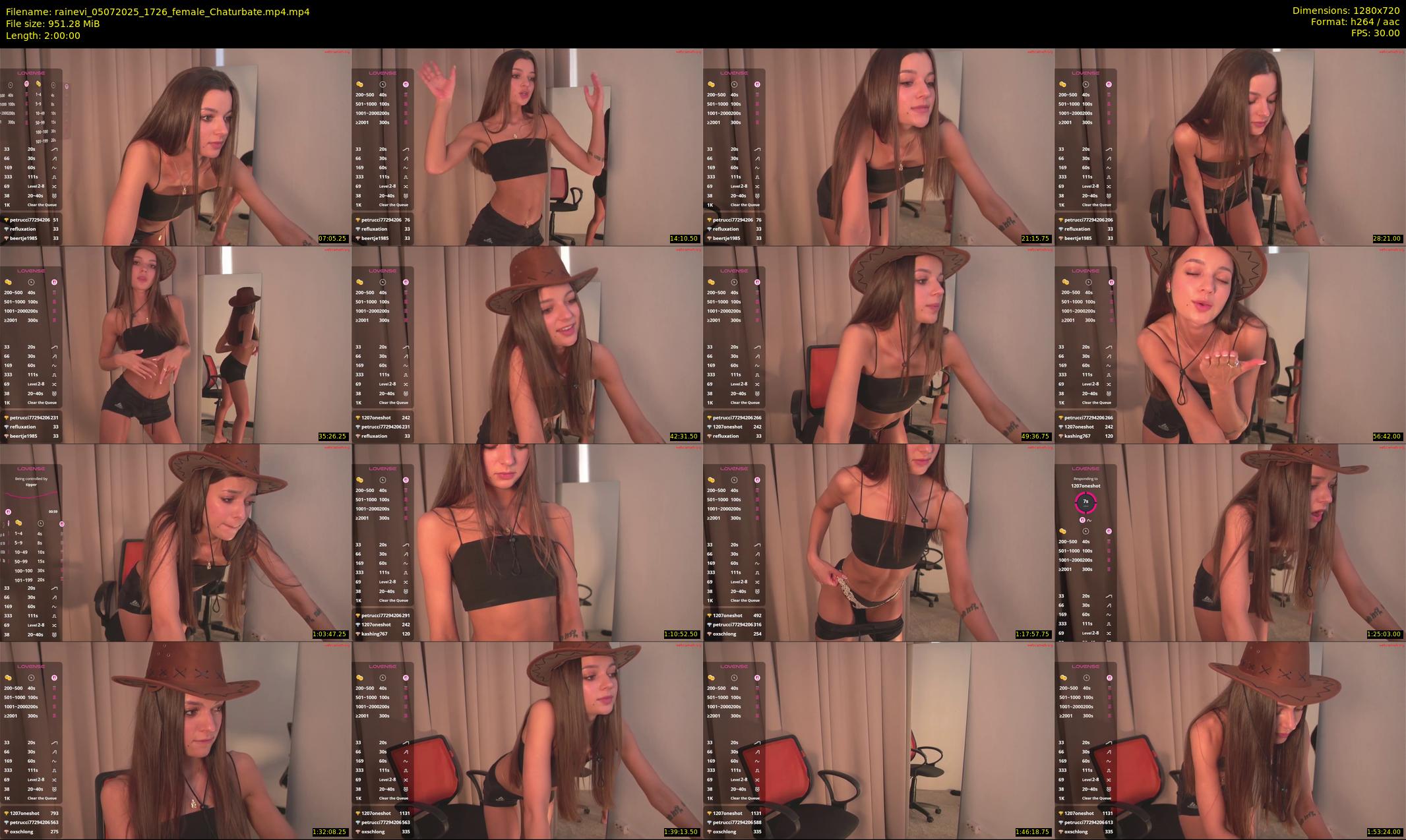 rainevi — 120 minute Chaturbate female cam show recording, 720p, Jul 5, 2025