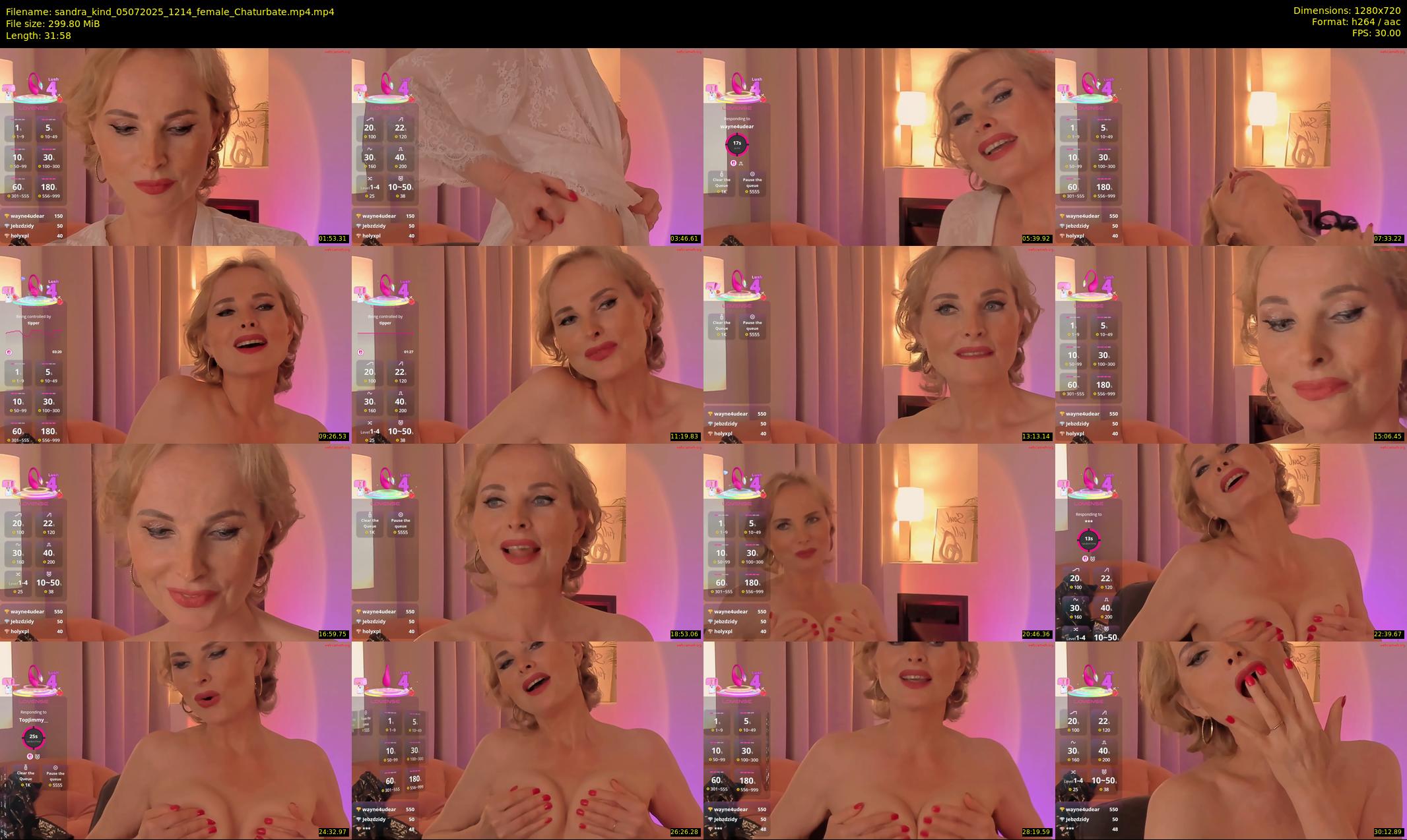 sandra_kind — 32 minute Chaturbate female cam show recording, 720p, Jul 5, 2025
