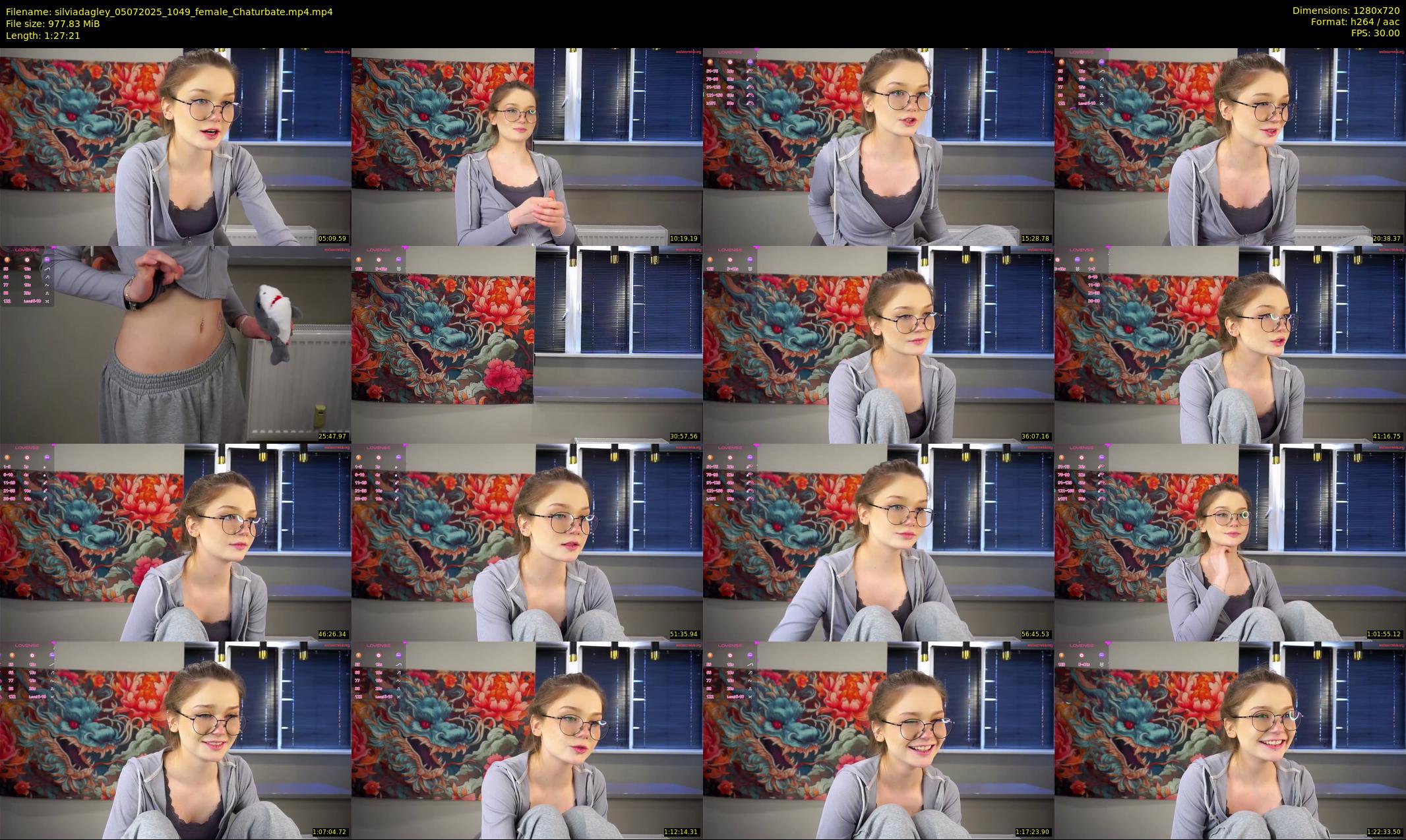 silviadagley — 88 minute Chaturbate female cam show recording, 720p, Jul 5, 2025
